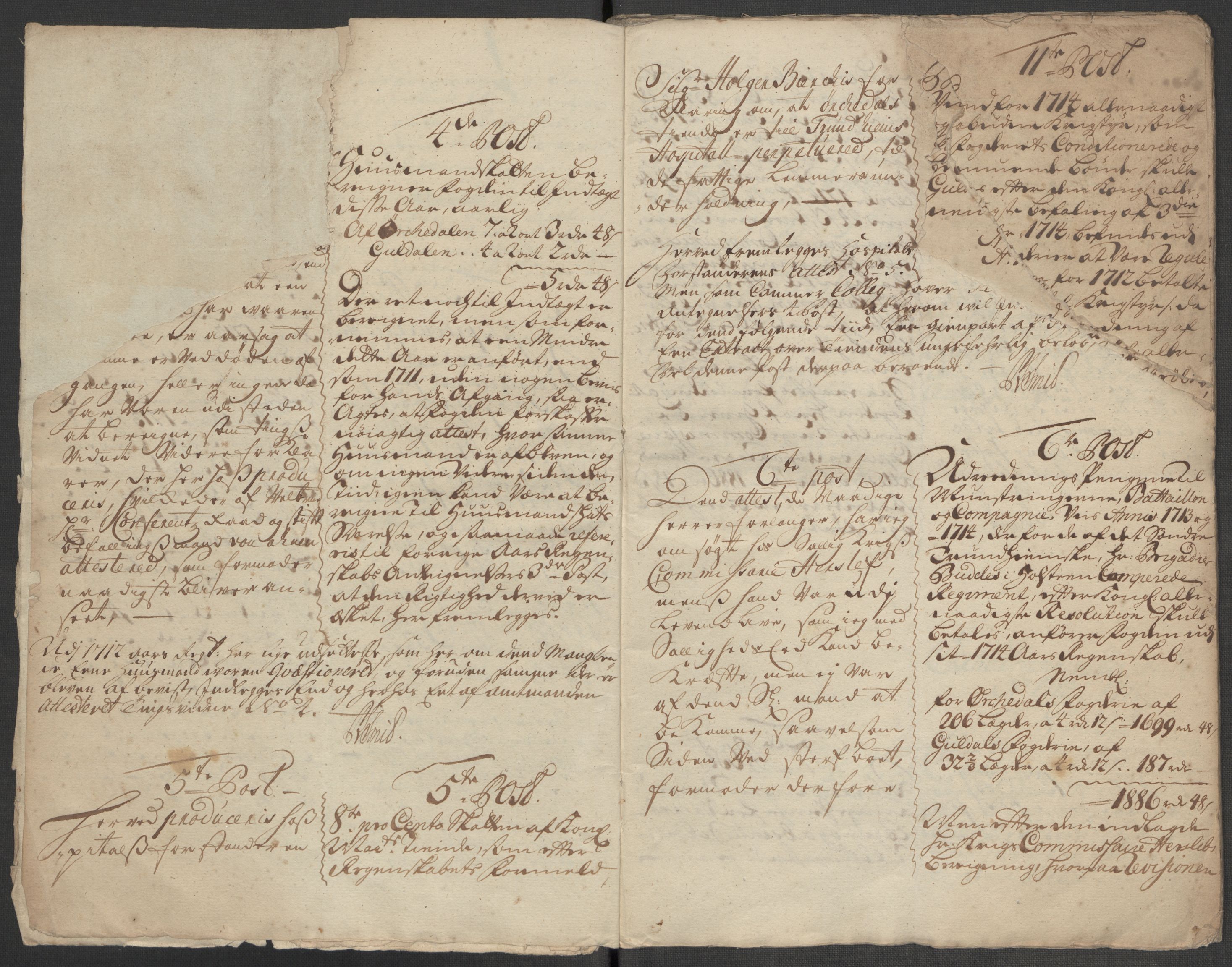 Rentekammeret inntil 1814, Reviderte regnskaper, Fogderegnskap, RA/EA-4092/R60/L3965: Fogderegnskap Orkdal og Gauldal, 1714, s. 545