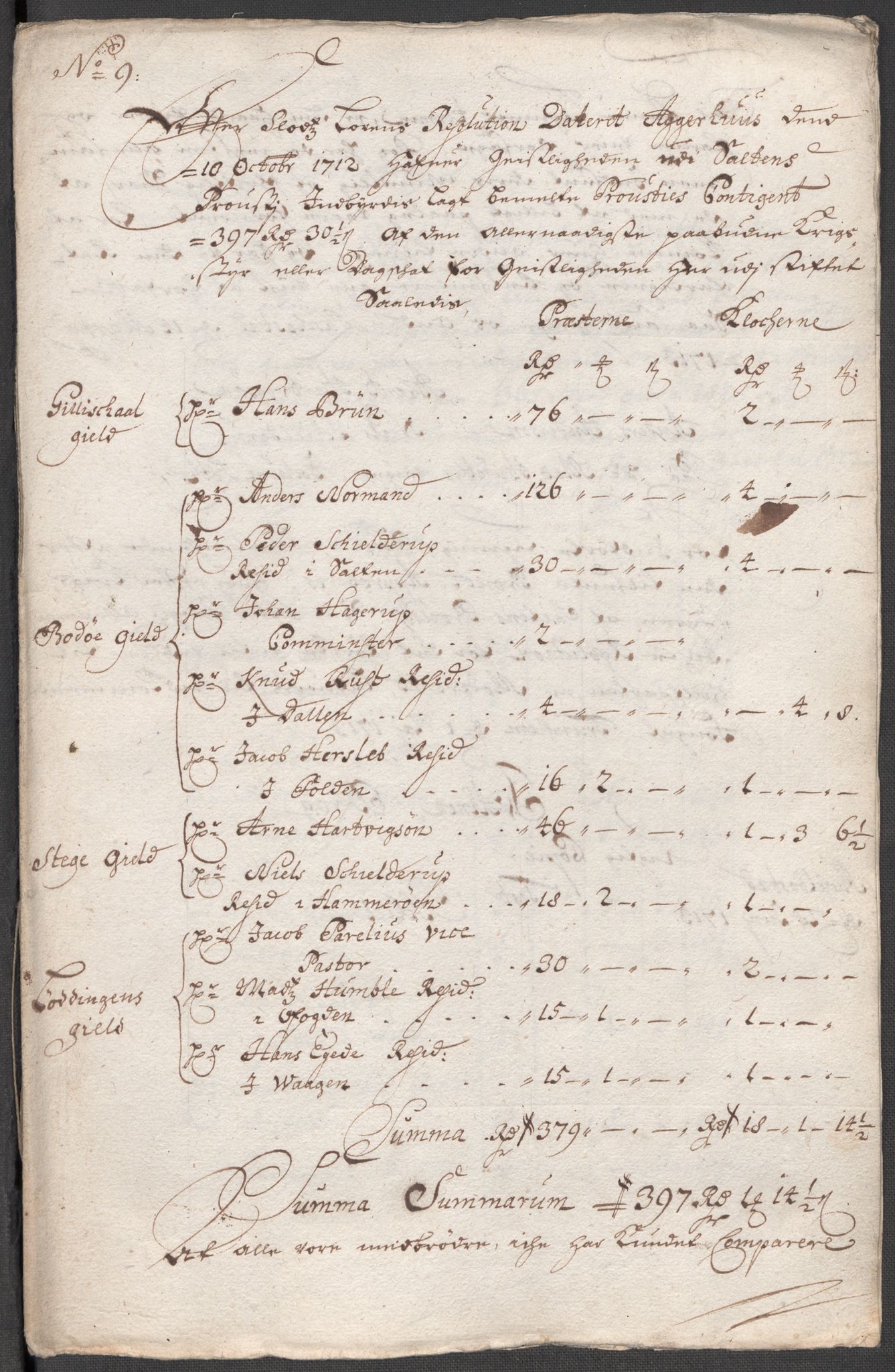 Rentekammeret inntil 1814, Reviderte regnskaper, Fogderegnskap, AV/RA-EA-4092/R66/L4583: Fogderegnskap Salten, 1713, s. 122