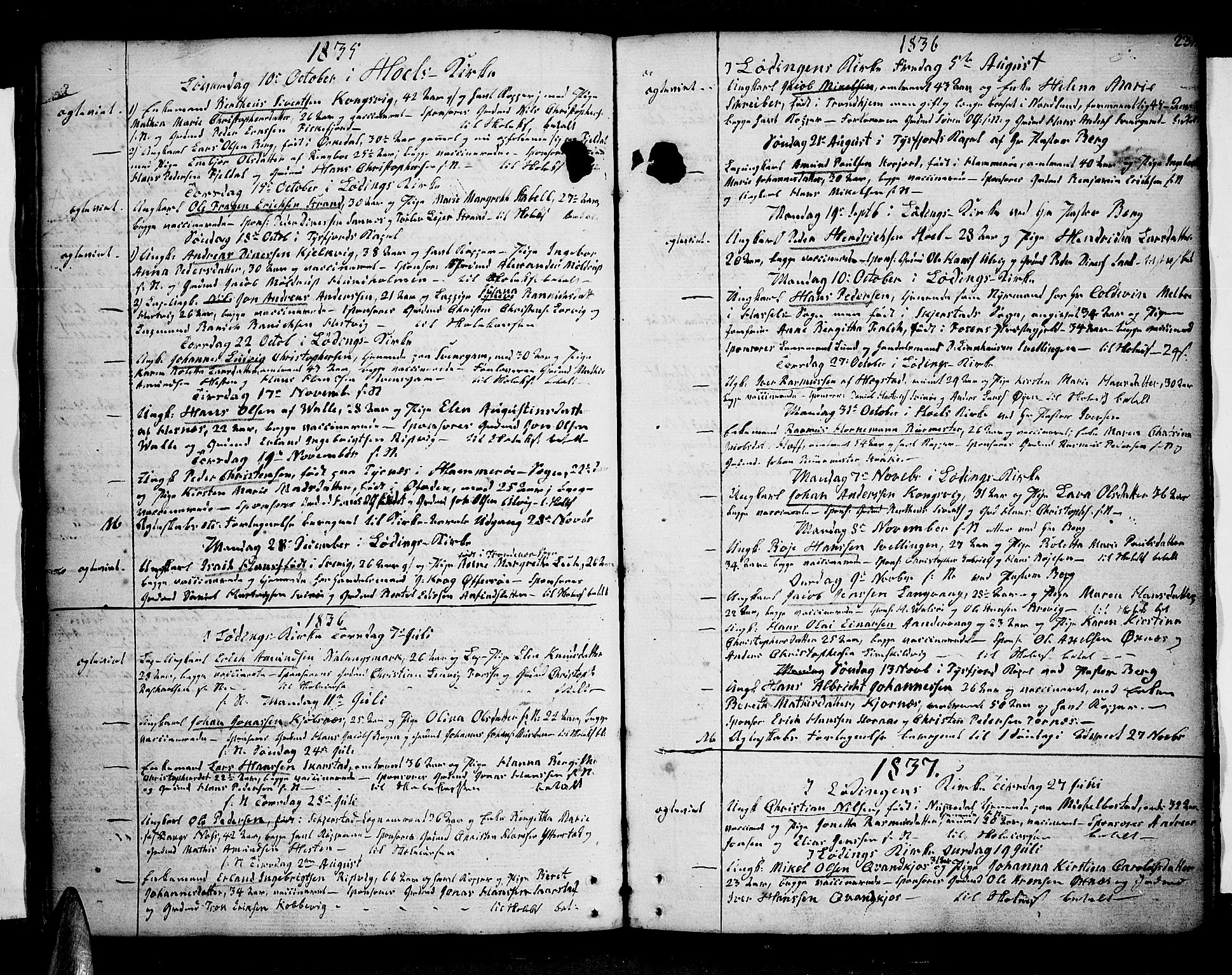 Ministerialprotokoller, klokkerbøker og fødselsregistre - Nordland, AV/SAT-A-1459/872/L1032: Ministerialbok nr. 872A07, 1787-1840, s. 231