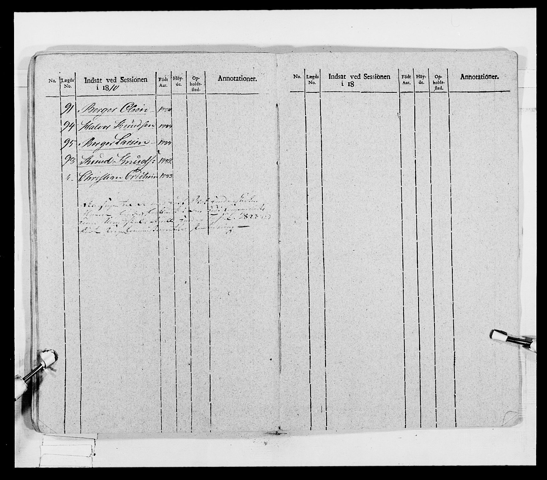 Generalitets- og kommissariatskollegiet, Det kongelige norske kommissariatskollegium, AV/RA-EA-5420/E/Eh/L0027: Skiløperkompaniene, 1812-1832, s. 127