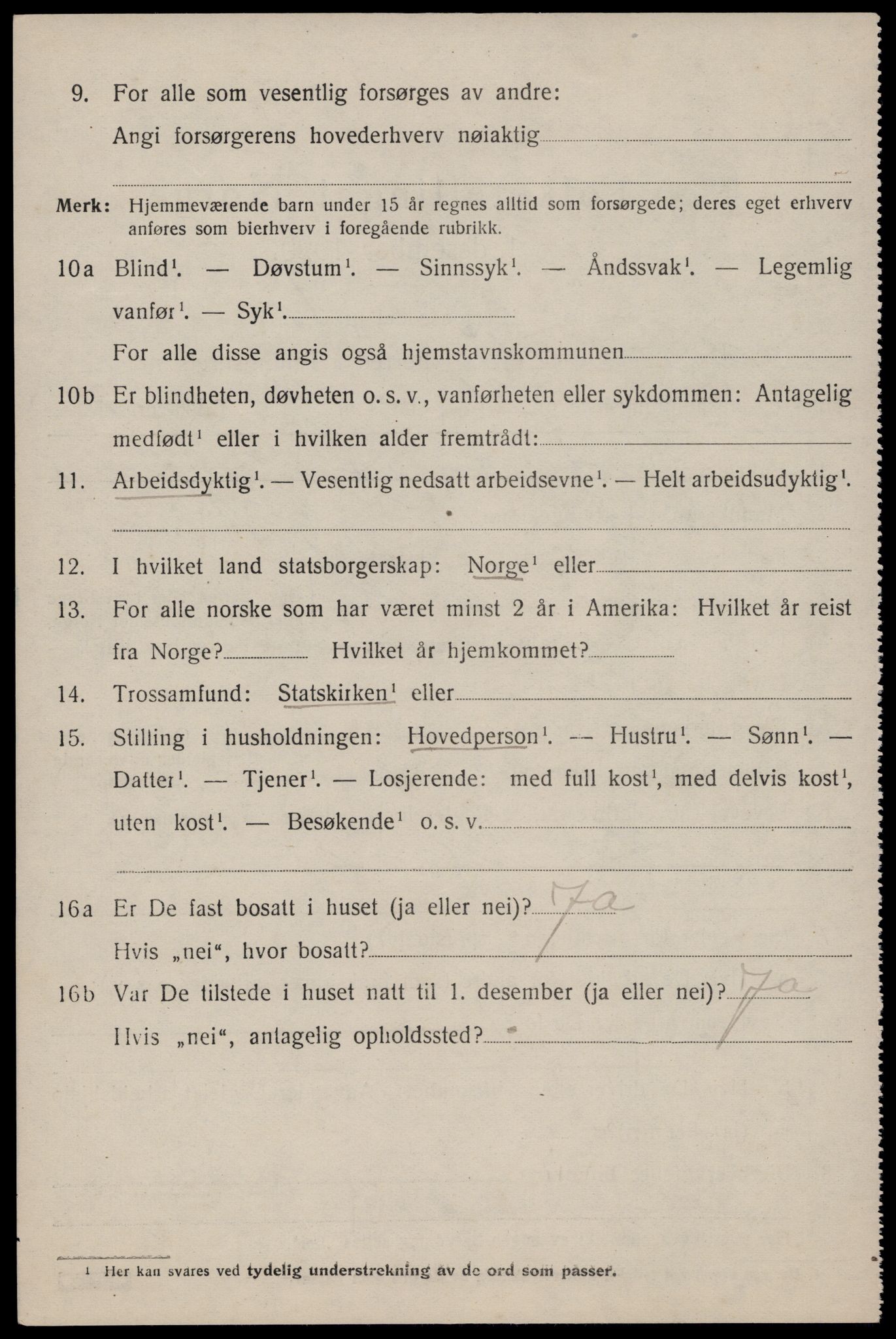 SAST, Folketelling 1920 for 1139 Nedstrand herred, 1920, s. 874