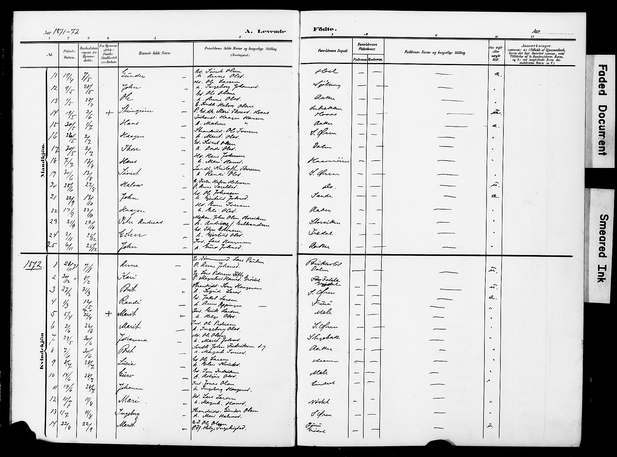 Ministerialprotokoller, klokkerbøker og fødselsregistre - Møre og Romsdal, AV/SAT-A-1454/590/L1017: Klokkerbok nr. 590C02, 1869-1931