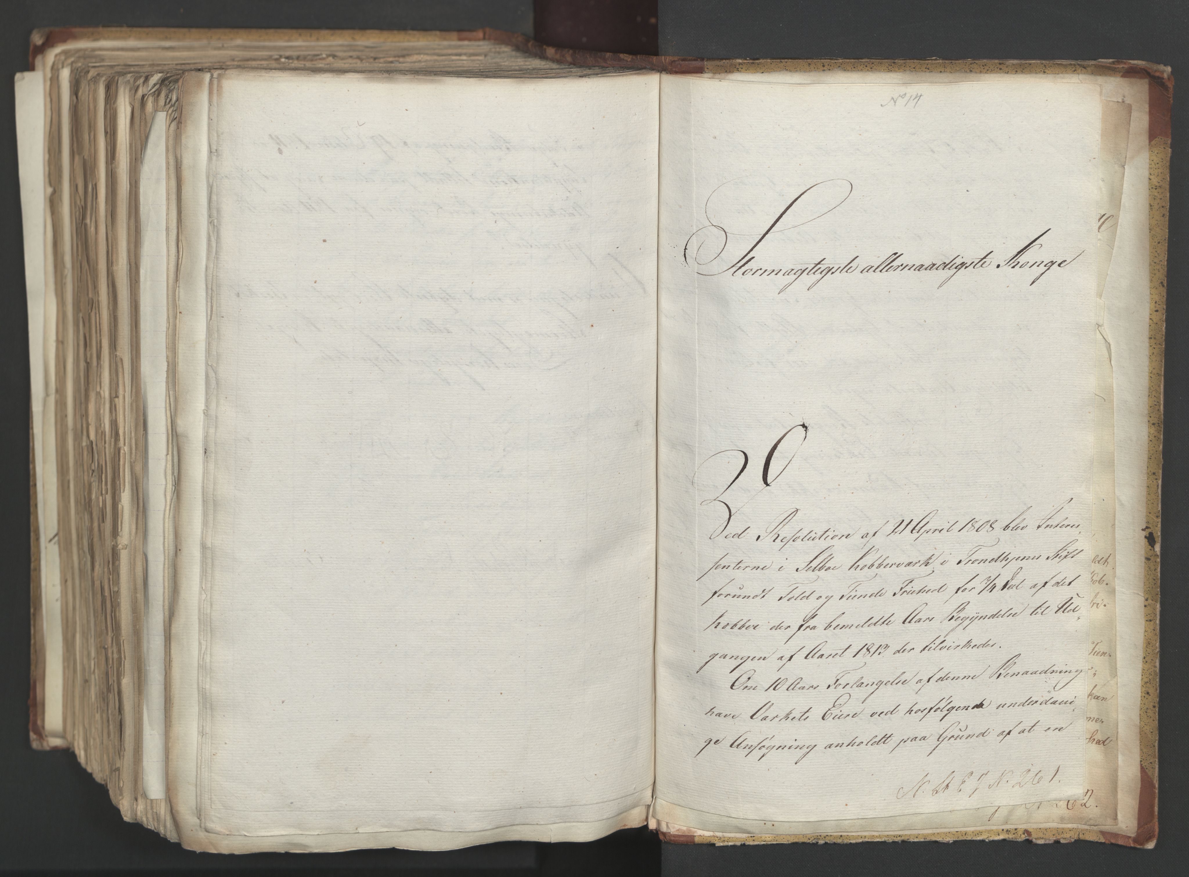 Statsrådsavdelingen i Stockholm, AV/RA-S-1003/D/Da/L0001: Regjeringsinnstillinger nr. 1-262, 1814-1815, s. 591