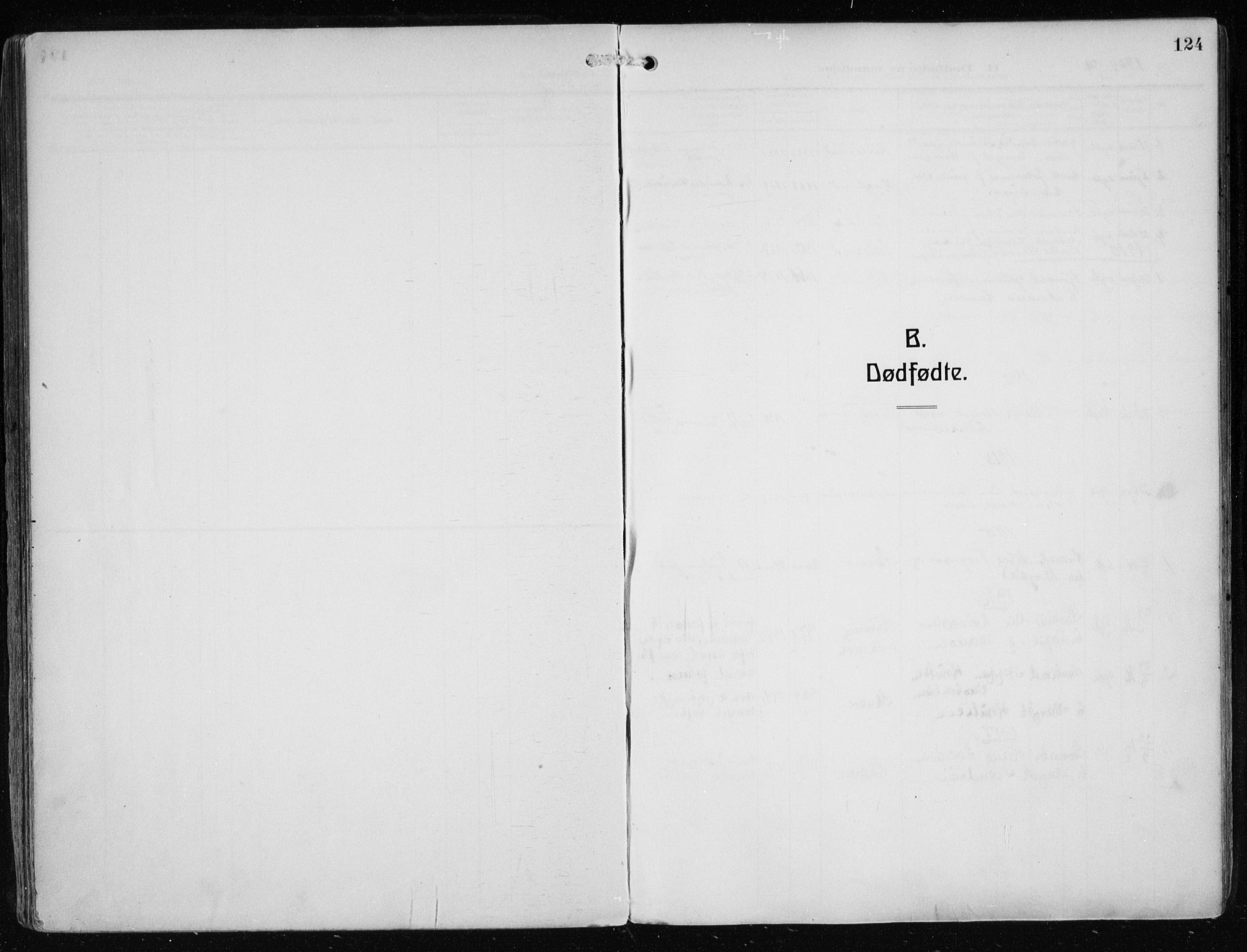 Haugesund sokneprestkontor, AV/SAST-A -101863/H/Ha/Haa/L0010: Ministerialbok nr. A 10, 1909-1935, s. 124