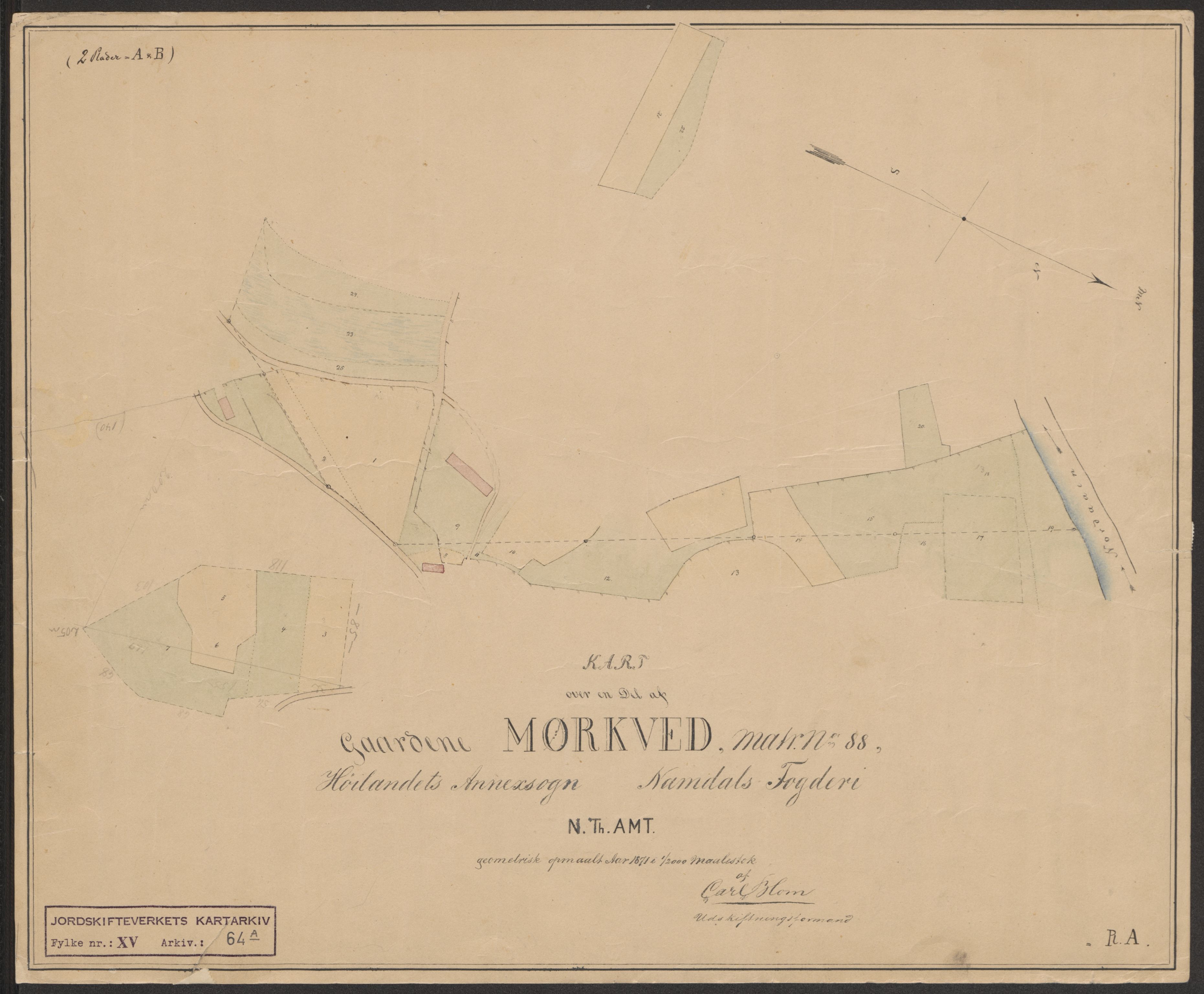 Jordskifteverkets kartarkiv, AV/RA-S-3929/T, 1859-1988, s. 91