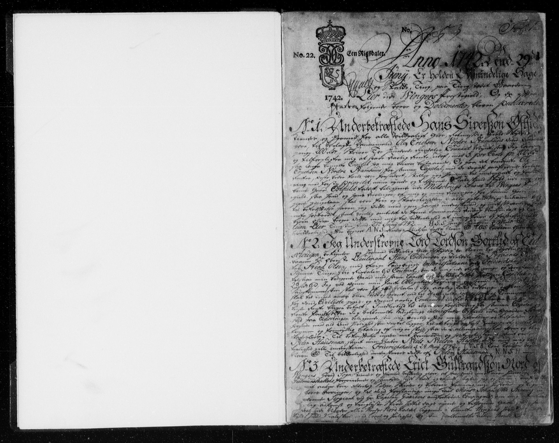 Solør og Østerdalen sorenskriveri, SAH/TING-024/H/Hb/Hba/L0004: Pantebok nr. 4, 1742-1749, s. 1