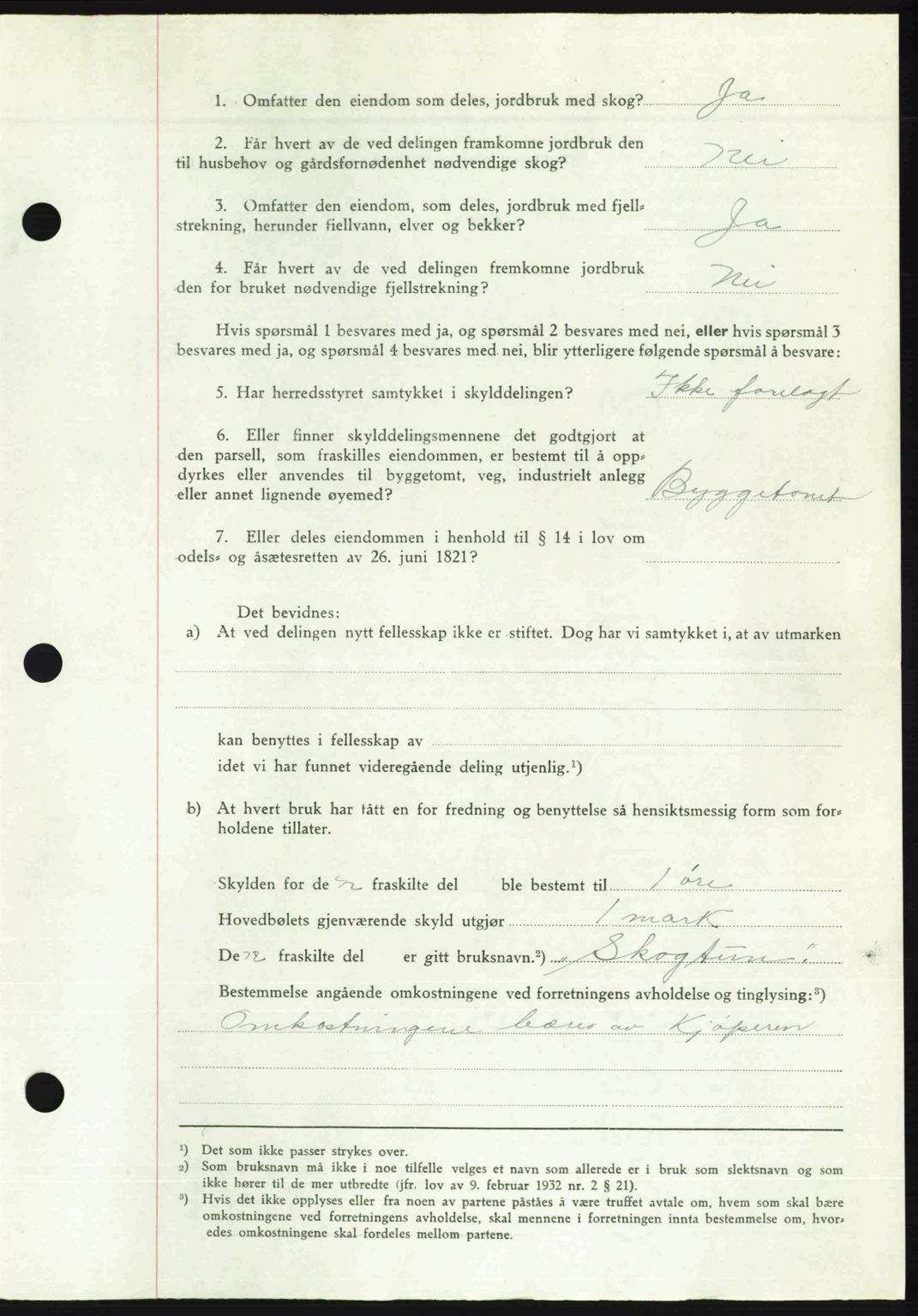 Romsdal sorenskriveri, AV/SAT-A-4149/1/2/2C: Pantebok nr. A23, 1947-1947, Dagboknr: 2101/1947