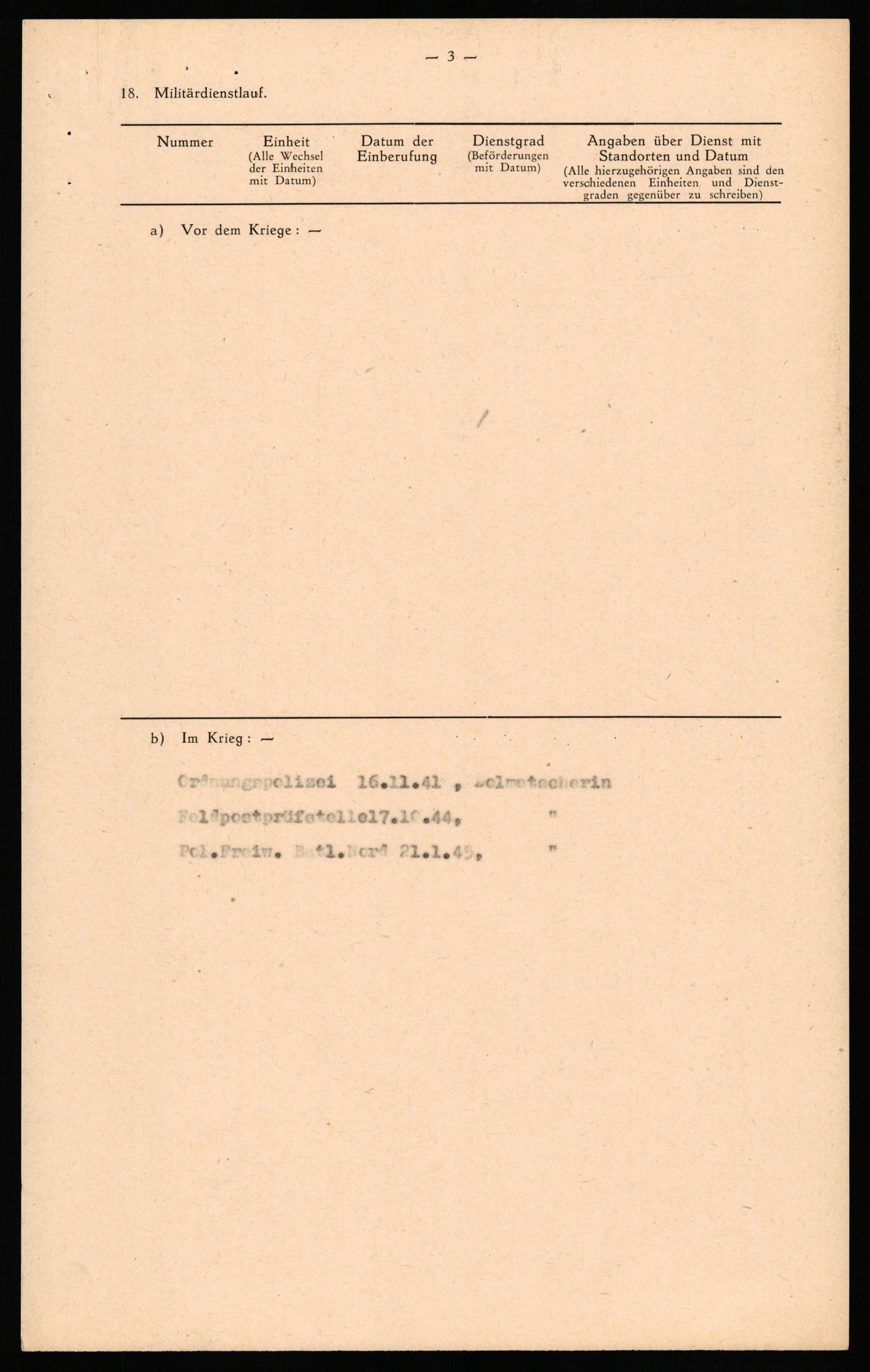 Forsvaret, Forsvarets overkommando II, AV/RA-RAFA-3915/D/Db/L0035: CI Questionaires. Tyske okkupasjonsstyrker i Norge. Tyskere., 1945-1946, s. 386