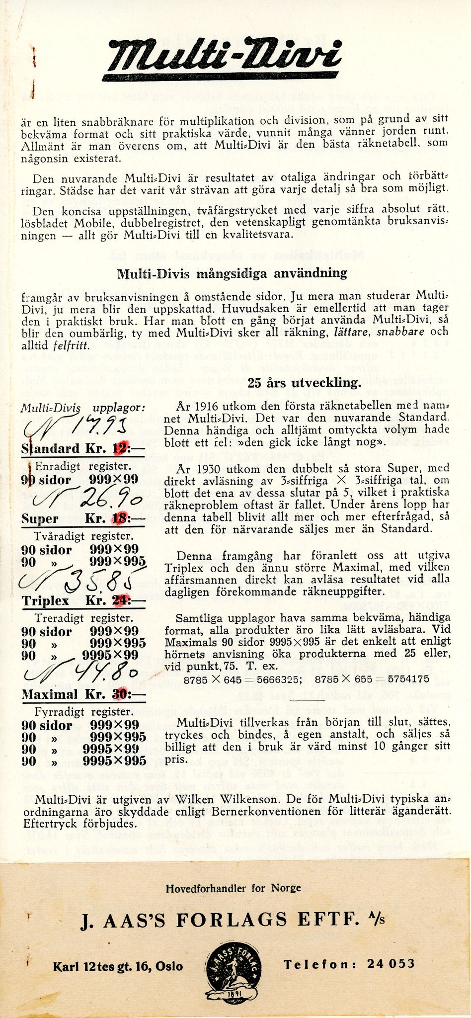 Vardø Fiskersamvirkelag, VAMU/A-0037/D/Da/L0004: Korrespondanse Ko-Ma, 1945-1950