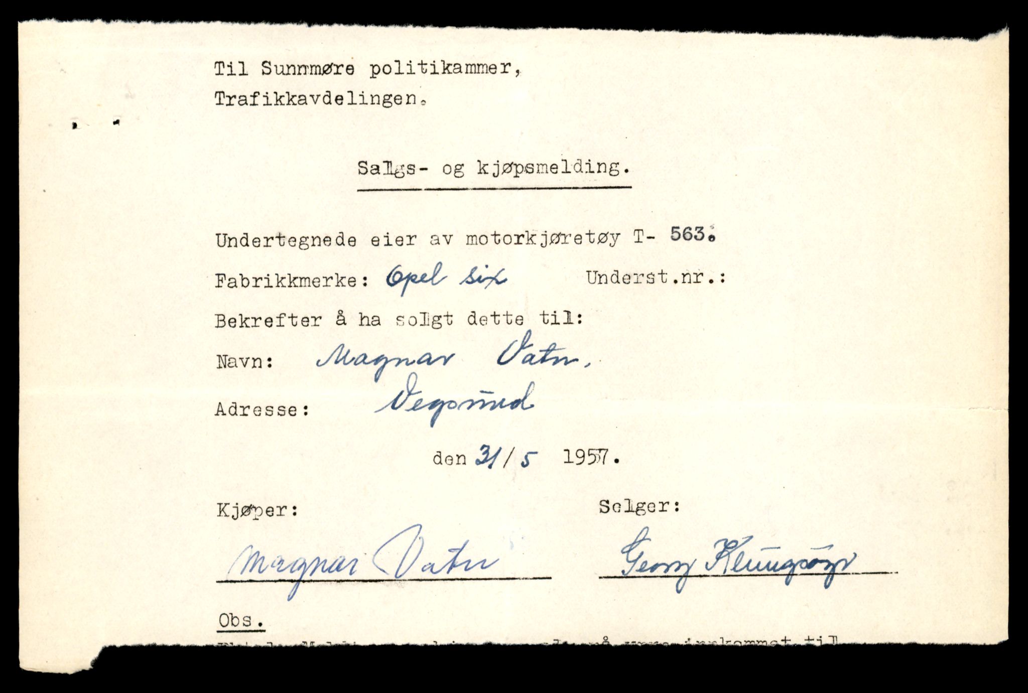 Møre og Romsdal vegkontor - Ålesund trafikkstasjon, AV/SAT-A-4099/F/Fe/L0019: Registreringskort for kjøretøy T 10228 - T 10350, 1927-1998, s. 355