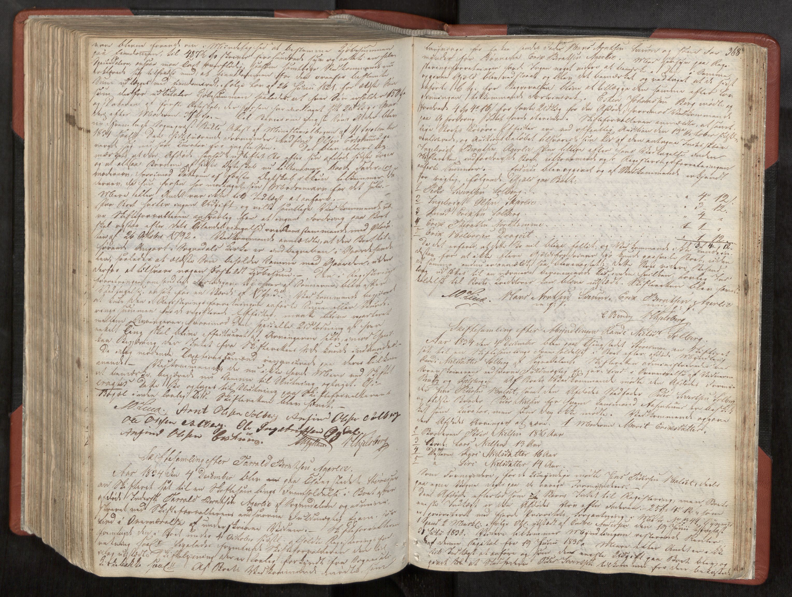 Gauldal sorenskriveri, AV/SAT-A-0014/1/3/3B/L0002: Skiftebehandlingsprotokoll, 1823-1836, s. 368