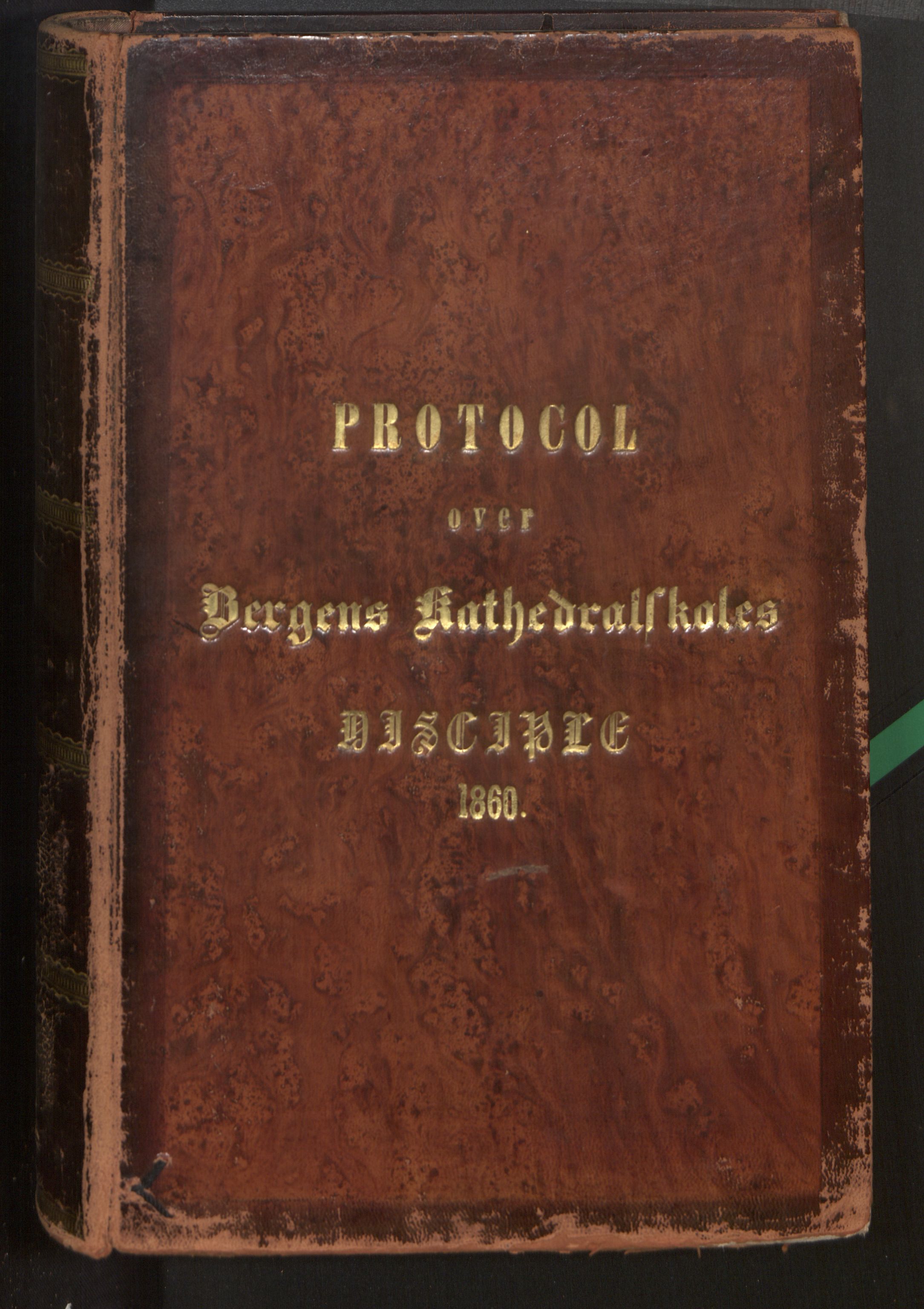 Bergen katedralskole - VI Skolens elever og privatister, AV/SAB-SAB-5400-6/A/Aa/L0002: Manntall, skolens elever, 1860-1890