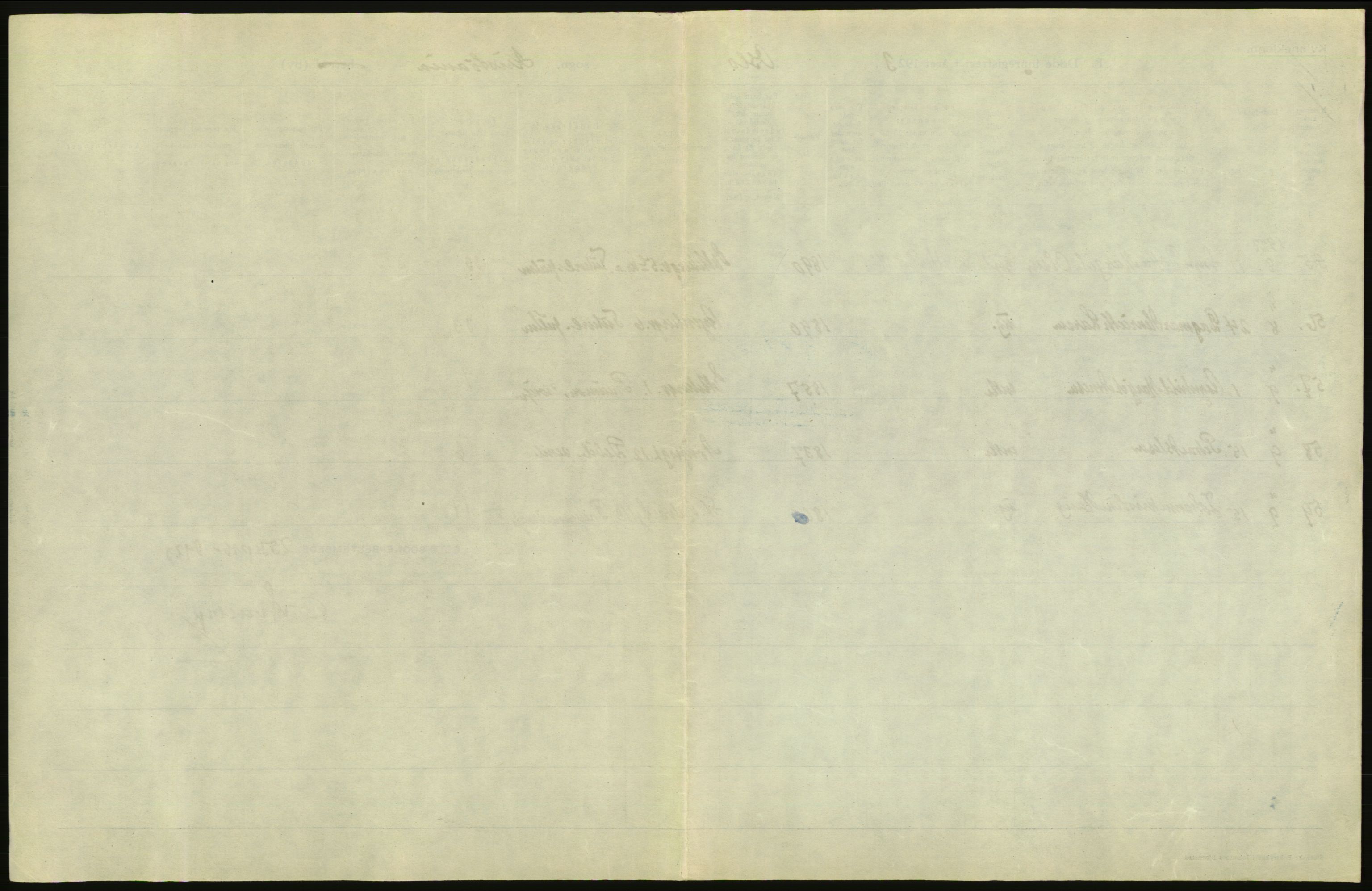 Statistisk sentralbyrå, Sosiodemografiske emner, Befolkning, RA/S-2228/D/Df/Dfc/Dfcc/L0009: Kristiania: Døde, 1923, s. 651