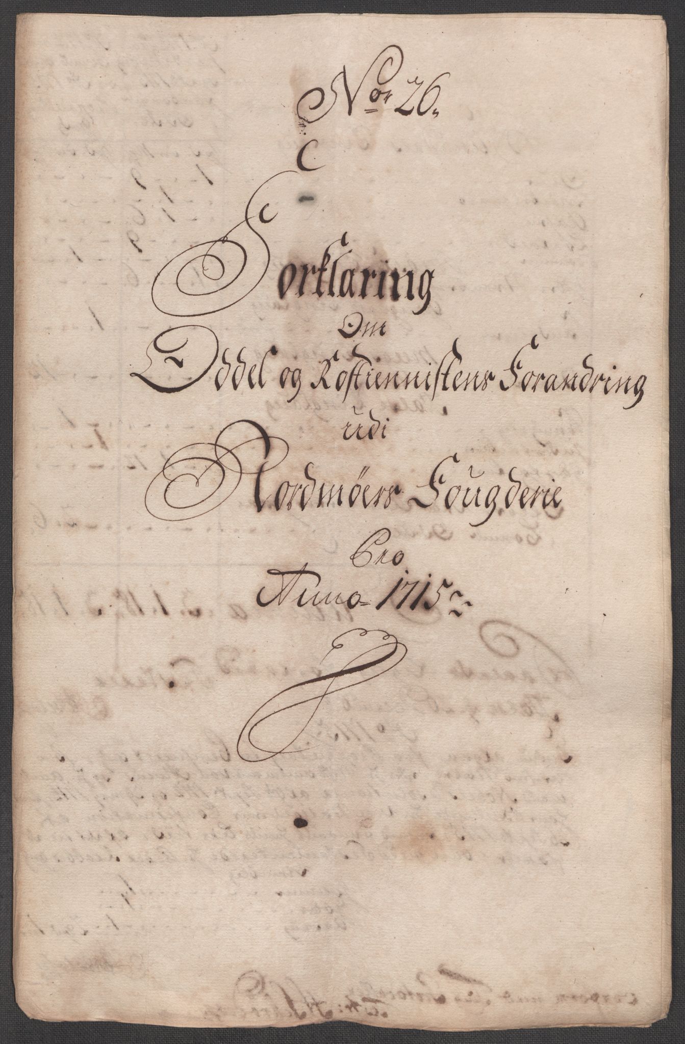 Rentekammeret inntil 1814, Reviderte regnskaper, Fogderegnskap, RA/EA-4092/R56/L3748: Fogderegnskap Nordmøre, 1714-1715, s. 527