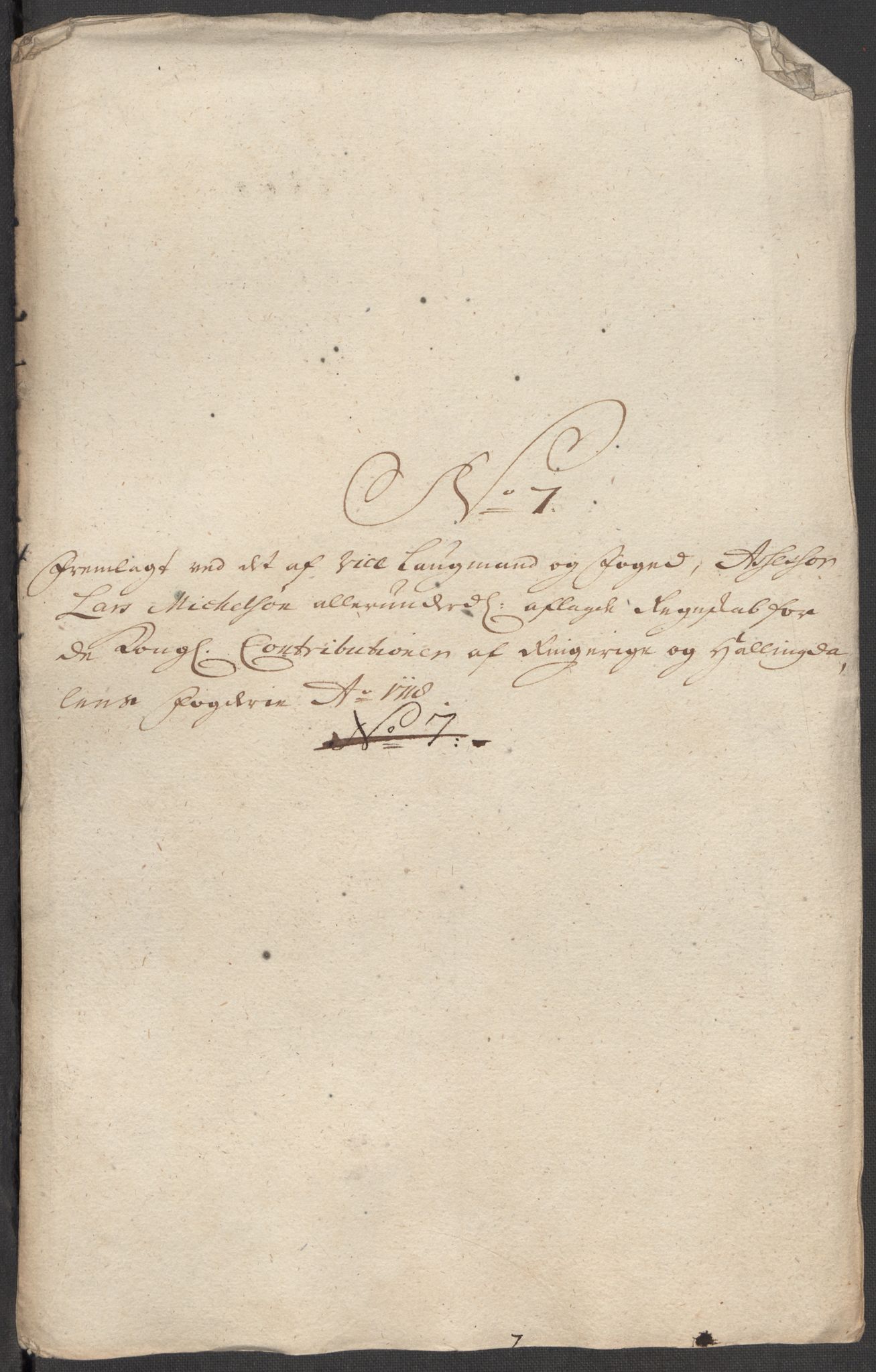 Rentekammeret inntil 1814, Reviderte regnskaper, Fogderegnskap, RA/EA-4092/R23/L1476: Fogderegnskap Ringerike og Hallingdal, 1718, s. 75