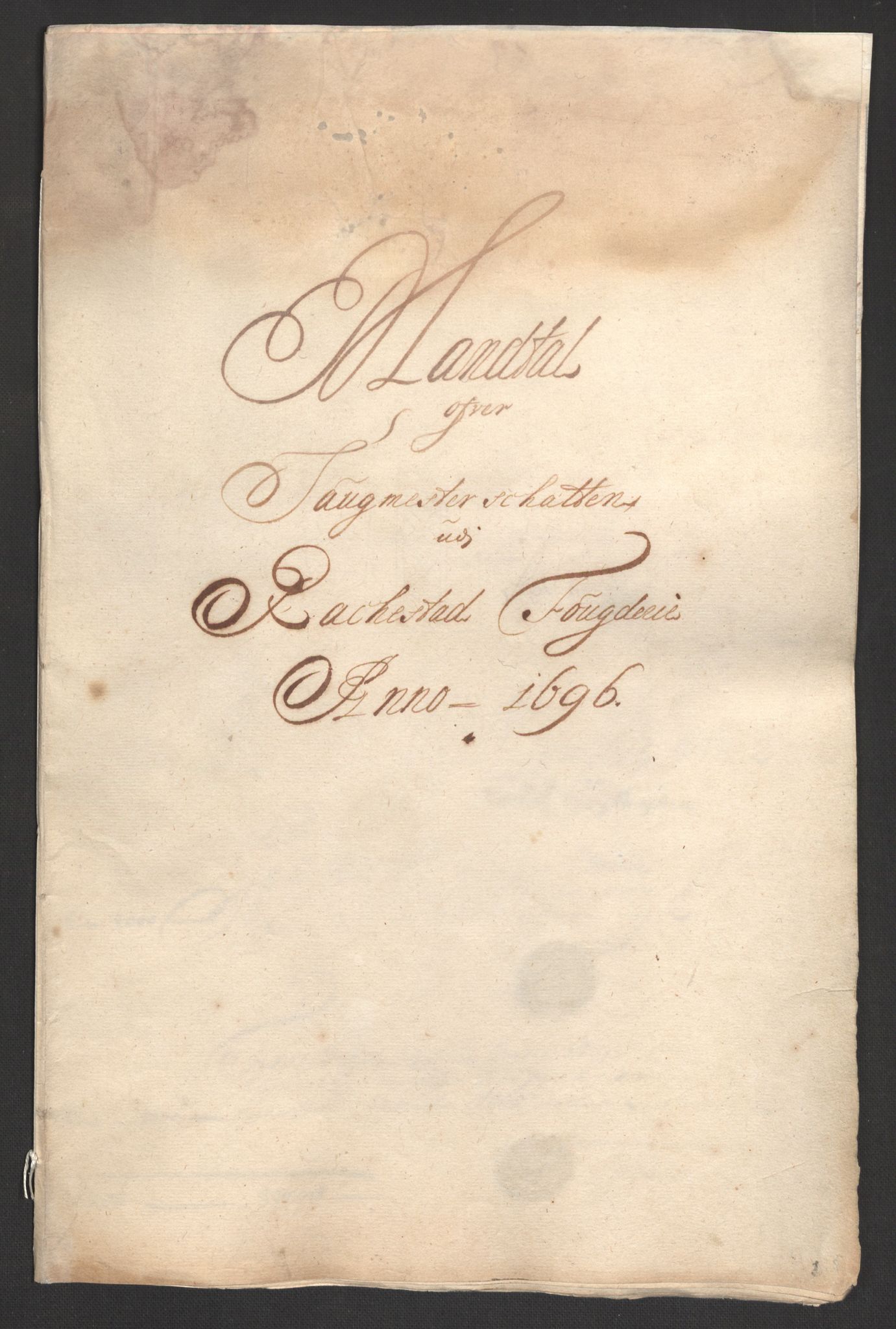 Rentekammeret inntil 1814, Reviderte regnskaper, Fogderegnskap, AV/RA-EA-4092/R07/L0286: Fogderegnskap Rakkestad, Heggen og Frøland, 1696, s. 227