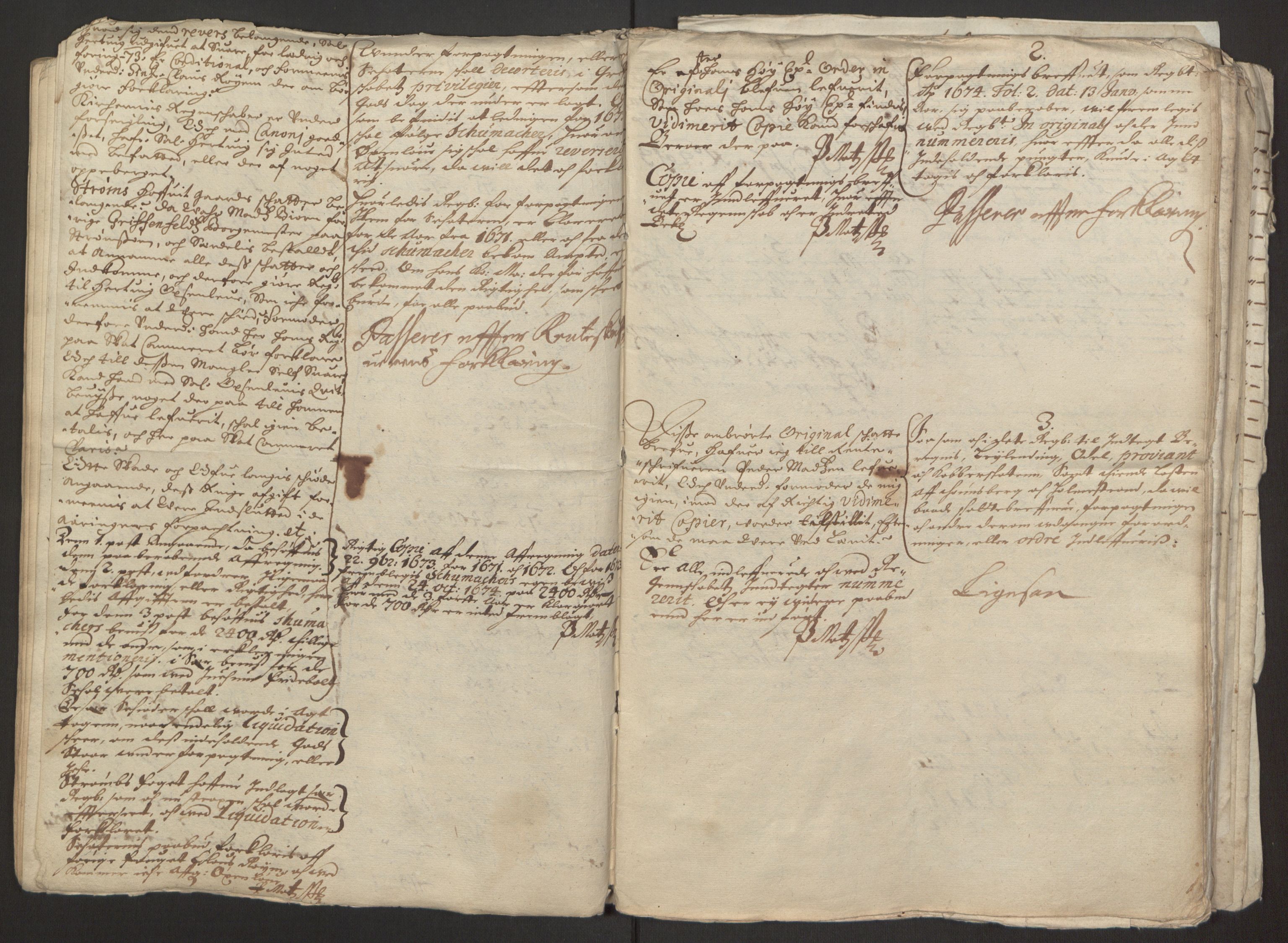 Rentekammeret inntil 1814, Reviderte regnskaper, Fogderegnskap, RA/EA-4092/R32/L1843: Fogderegnskap Jarlsberg grevskap, 1674-1675, s. 28