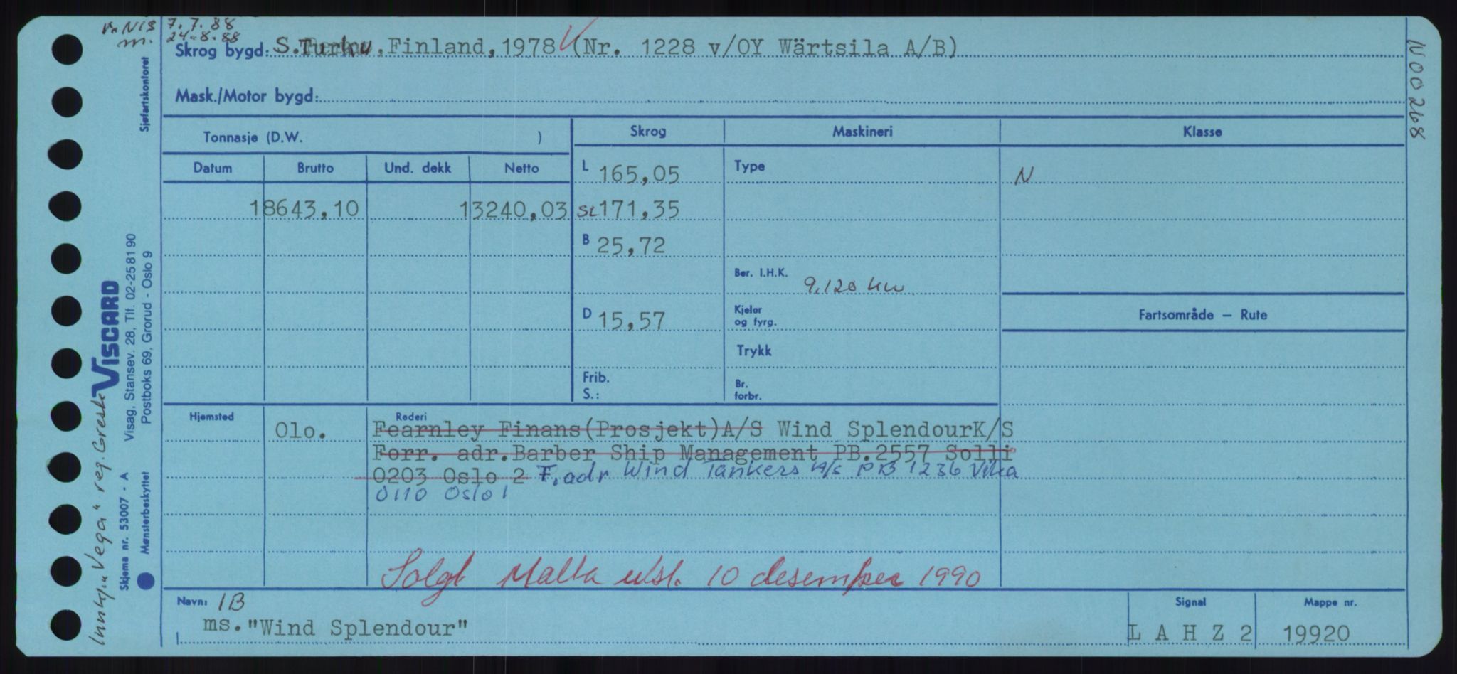 Sjøfartsdirektoratet med forløpere, Skipsmålingen, RA/S-1627/H/Hd/L0041: Fartøy, Vi-Ås, s. 407