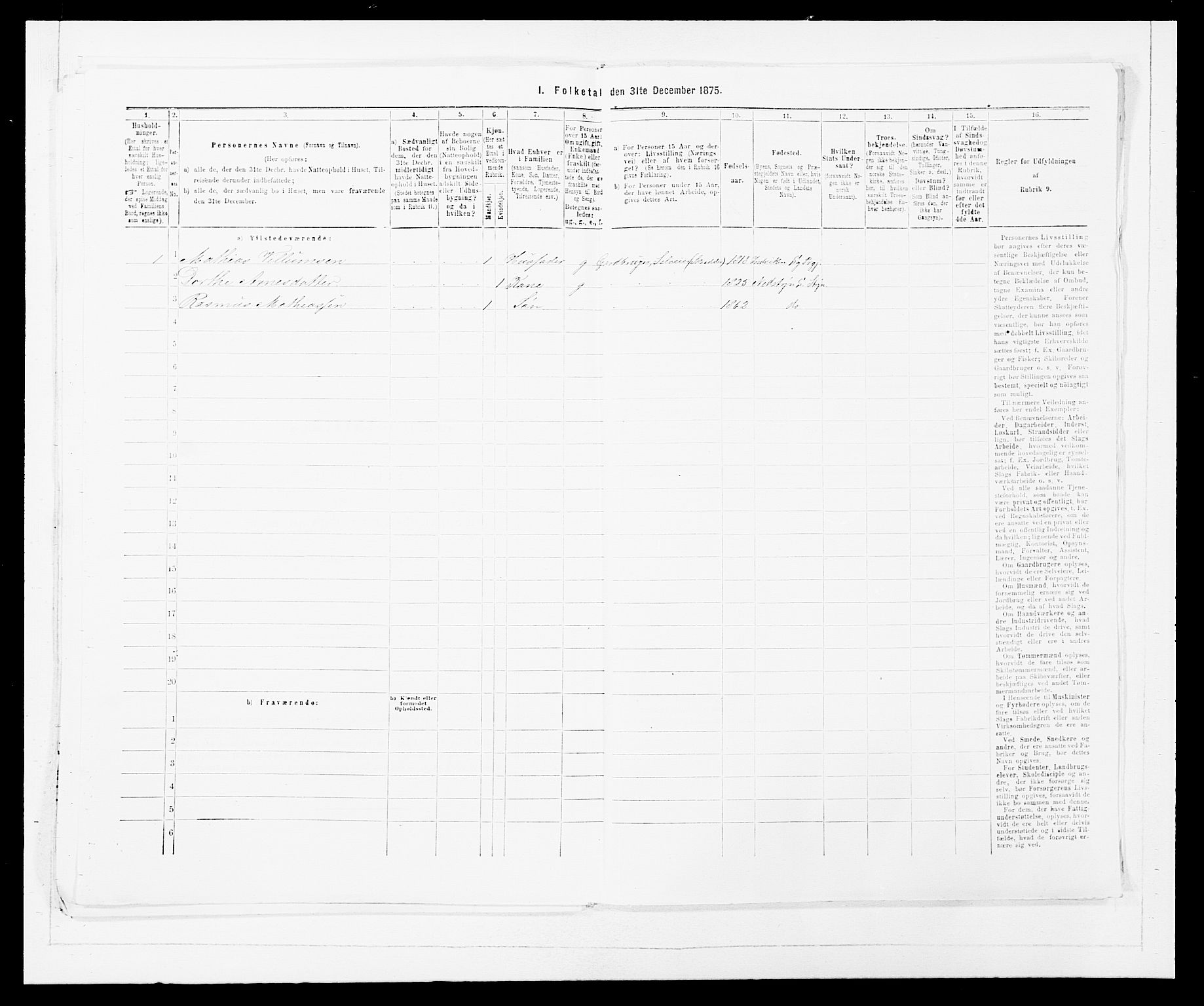 SAB, Folketelling 1875 for 1448P Stryn prestegjeld, 1875, s. 440