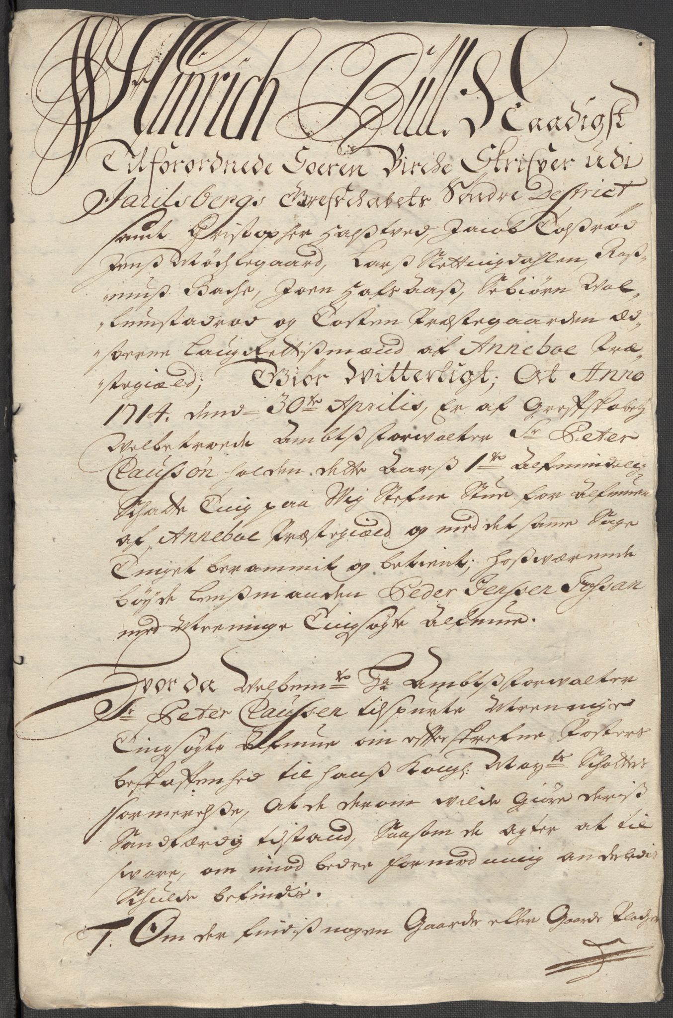 Rentekammeret inntil 1814, Reviderte regnskaper, Fogderegnskap, AV/RA-EA-4092/R32/L1879: Fogderegnskap Jarlsberg grevskap, 1714-1715, s. 135