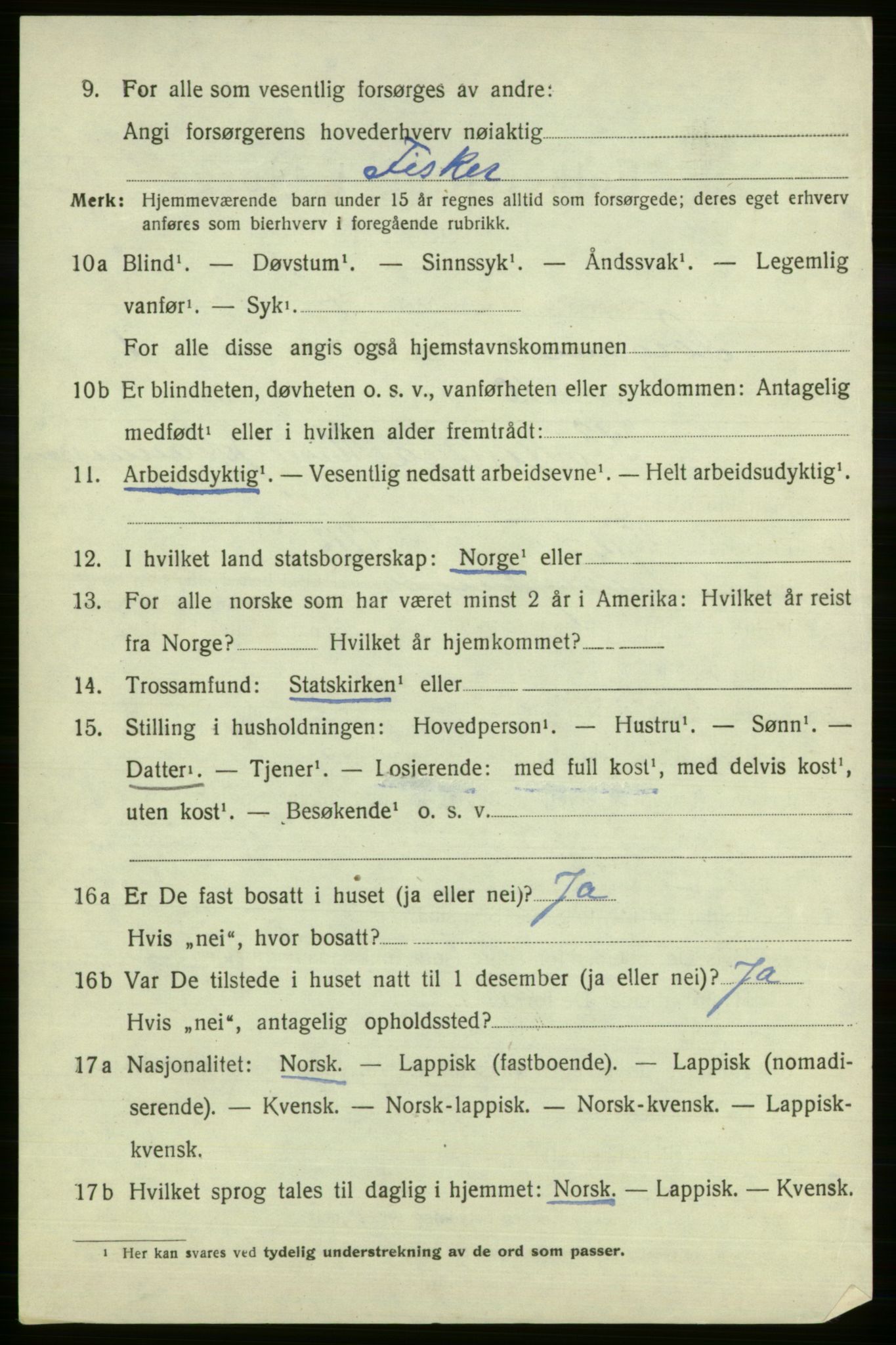 SATØ, Folketelling 1920 for 2016 Sørøysund herred, 1920, s. 623