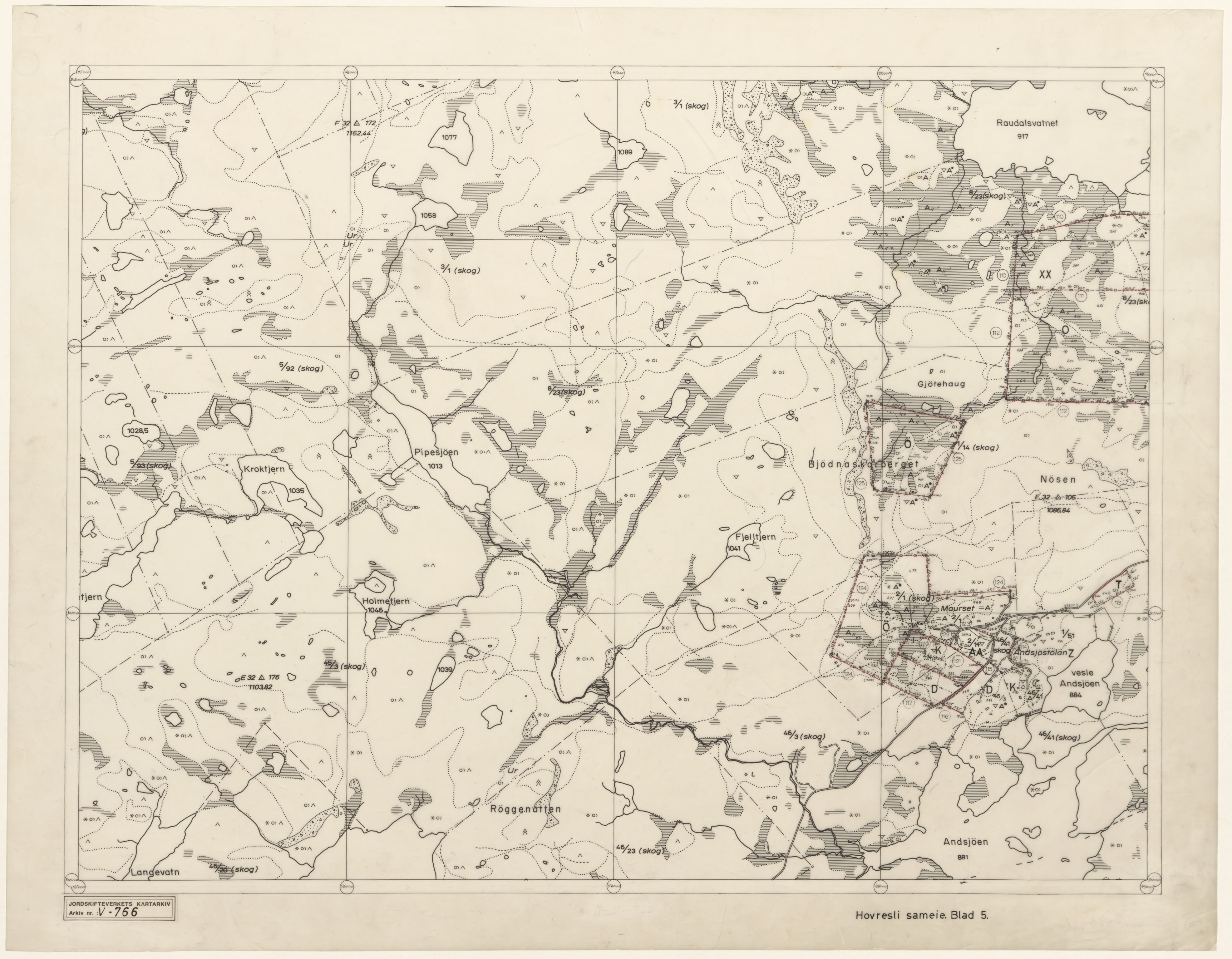 Jordskifteverkets kartarkiv, AV/RA-S-3929/T, 1859-1988, s. 1058