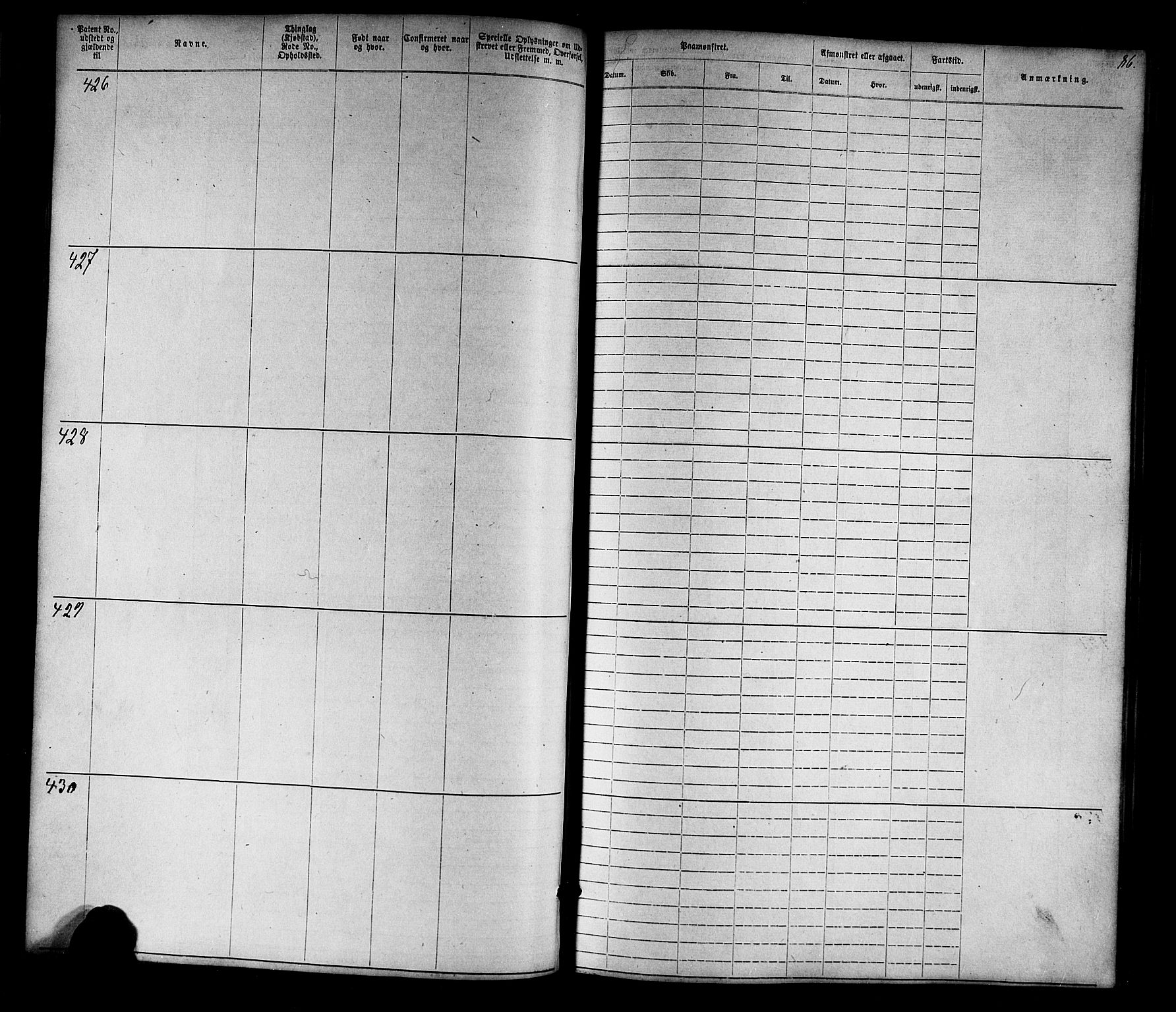 Tvedestrand mønstringskrets, SAK/2031-0011/F/Fa/L0003: Annotasjonsrulle nr 1-1905 med register, U-25, 1866-1886, s. 108