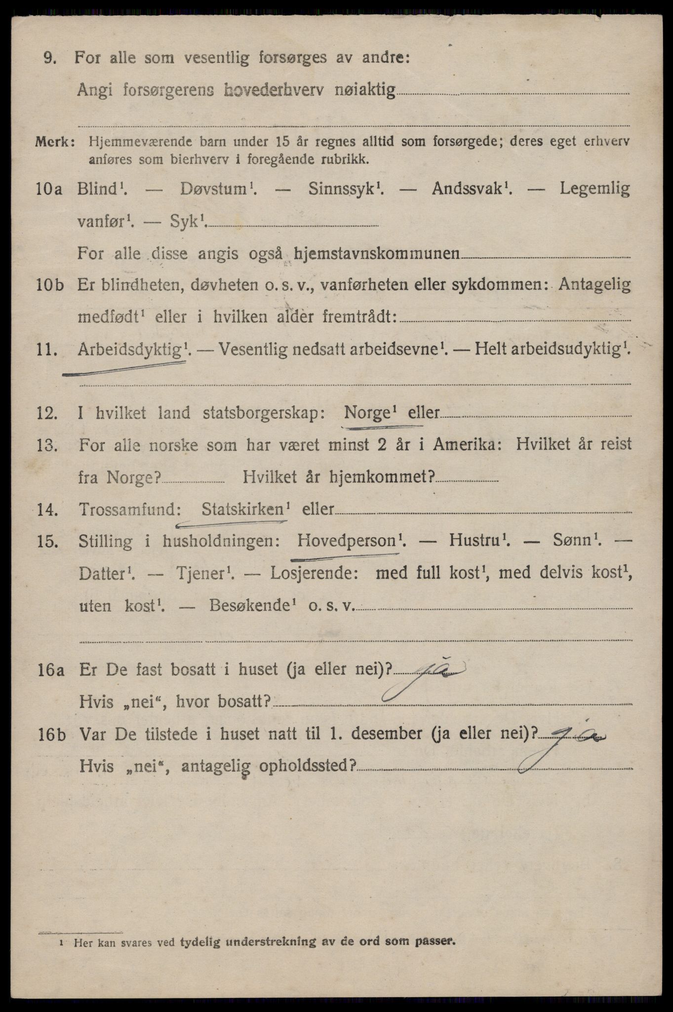 SAST, Folketelling 1920 for 1126 Hetland herred, 1920, s. 10340