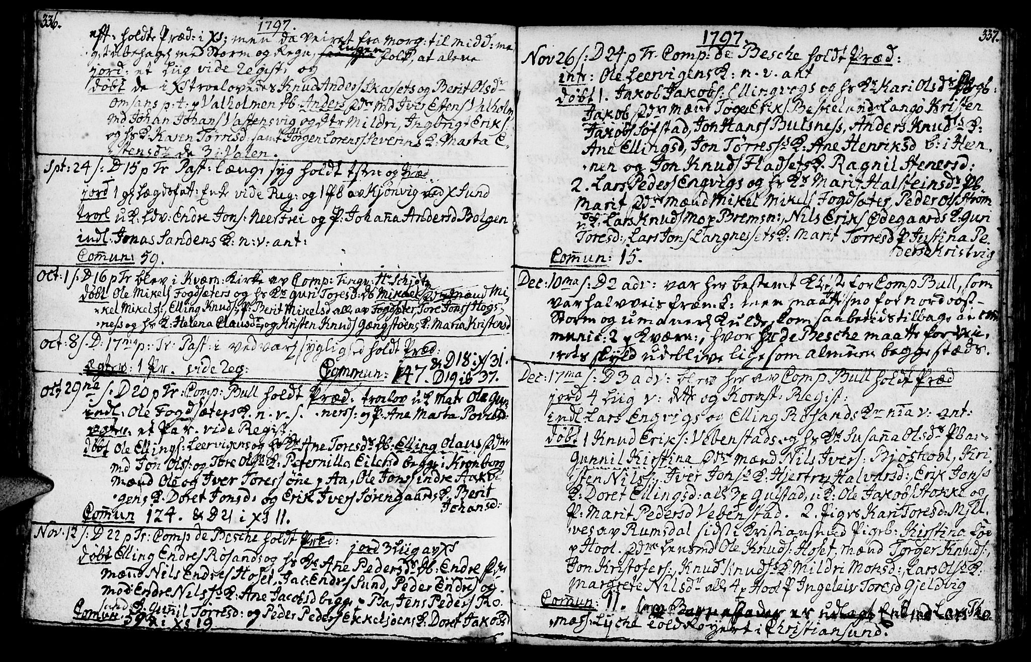 Ministerialprotokoller, klokkerbøker og fødselsregistre - Møre og Romsdal, AV/SAT-A-1454/569/L0816: Ministerialbok nr. 569A02, 1759-1805, s. 336-337