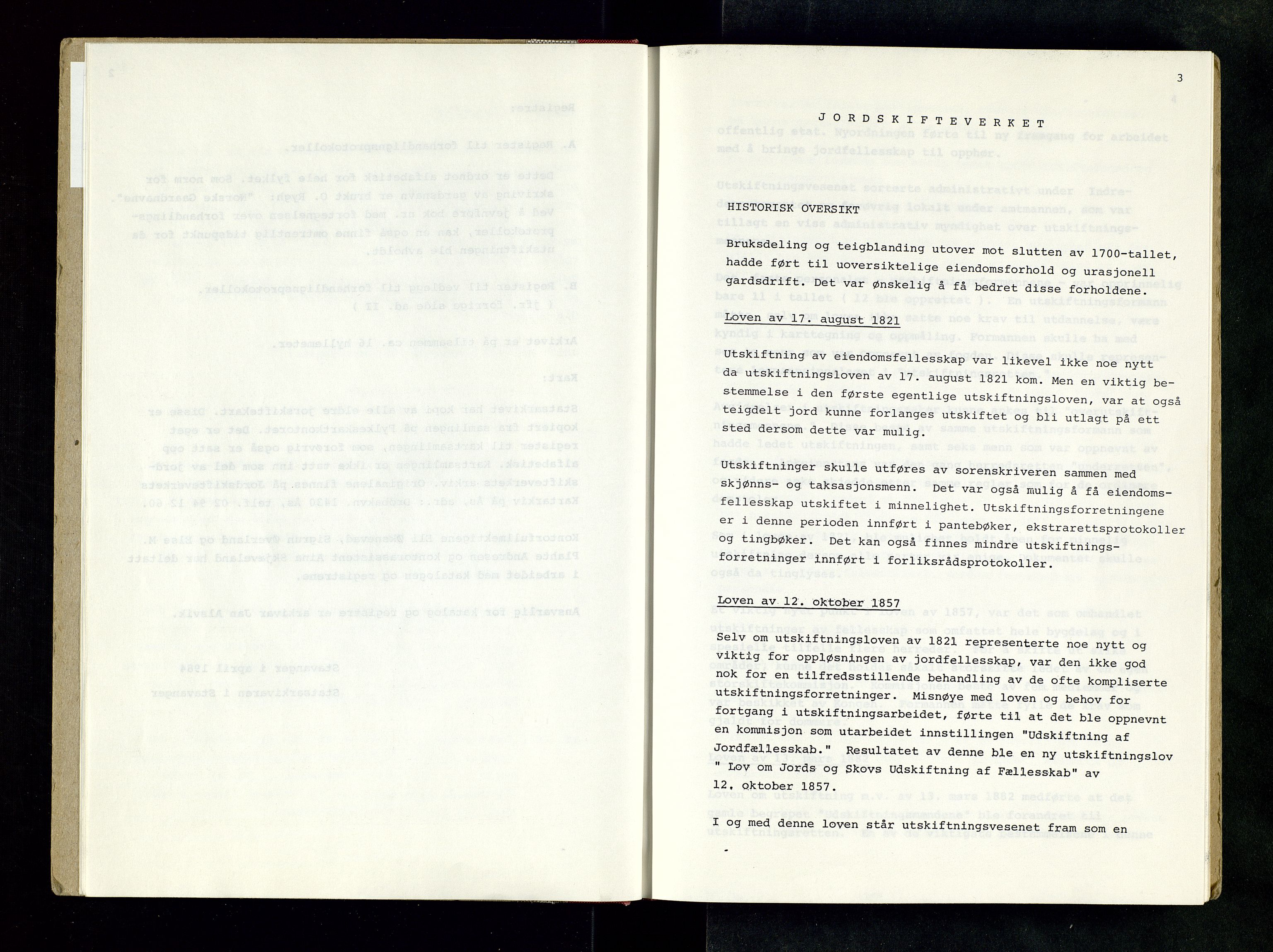 Rogaland jordskifterett, AV/SAST-A-102426/Oaa/L0001: Katalog og register, 1859-1974, s. 3