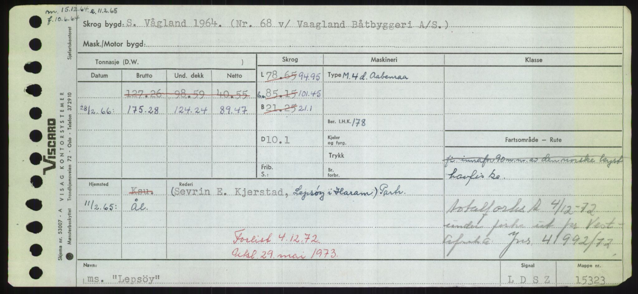 Sjøfartsdirektoratet med forløpere, Skipsmålingen, AV/RA-S-1627/H/Hd/L0022: Fartøy, L-Lia, s. 379