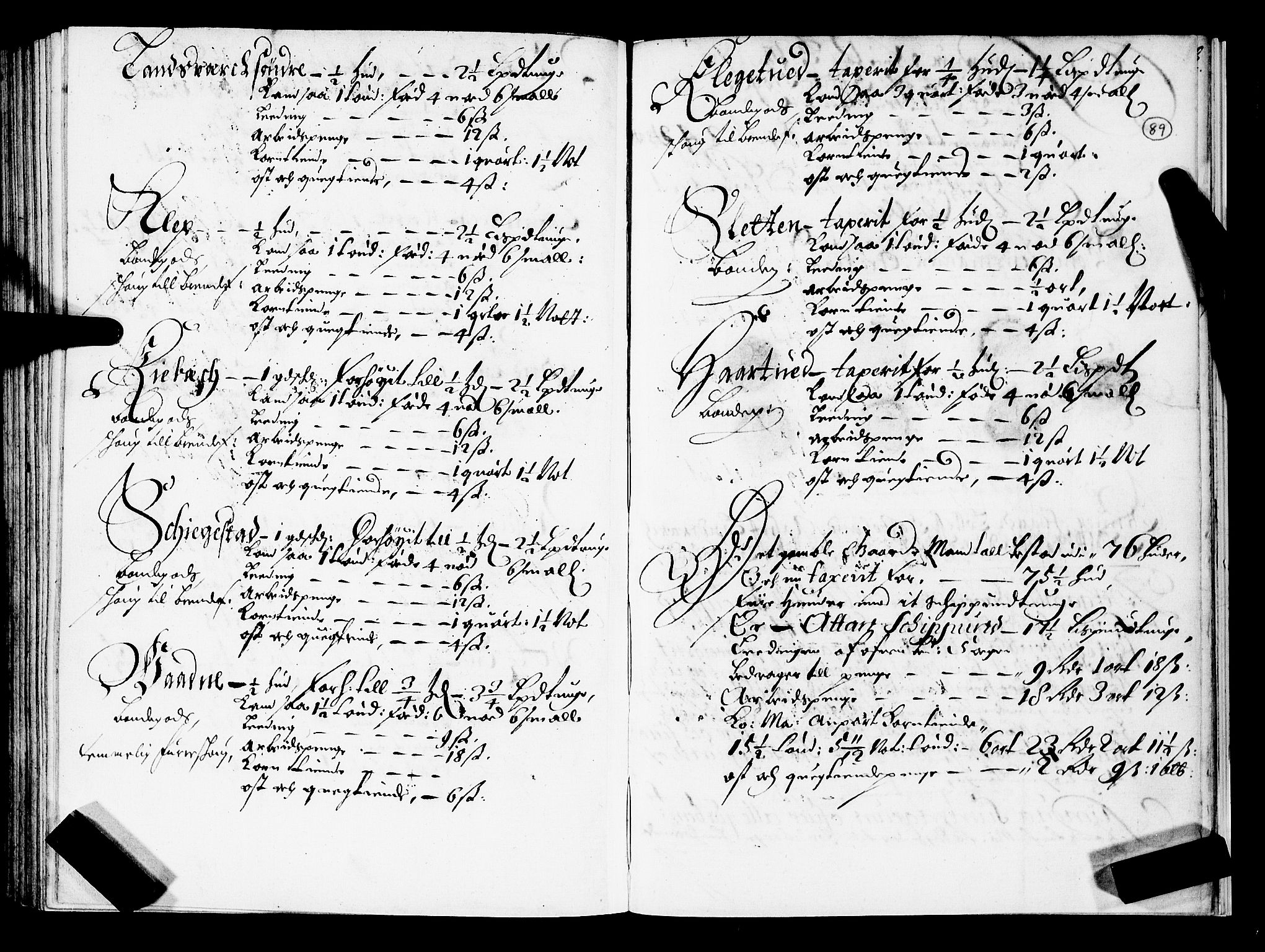 Rentekammeret inntil 1814, Realistisk ordnet avdeling, AV/RA-EA-4070/N/Nb/Nba/L0029: Råbyggelag fogderi, 1668, s. 88b-89a
