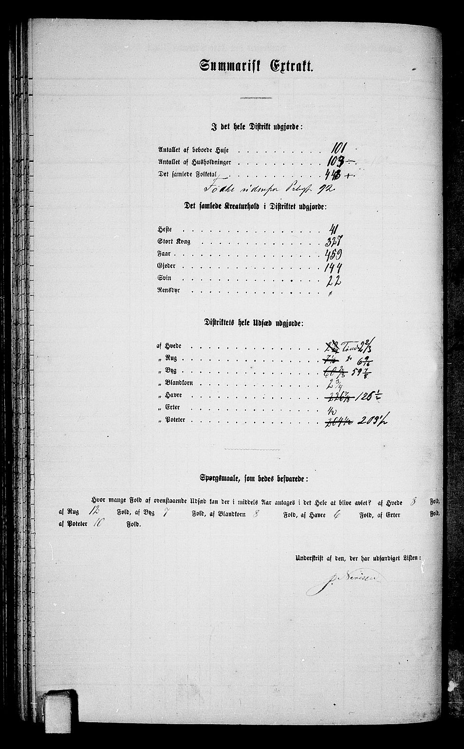 RA, Folketelling 1865 for 0827P Hjartdal prestegjeld, 1865, s. 80