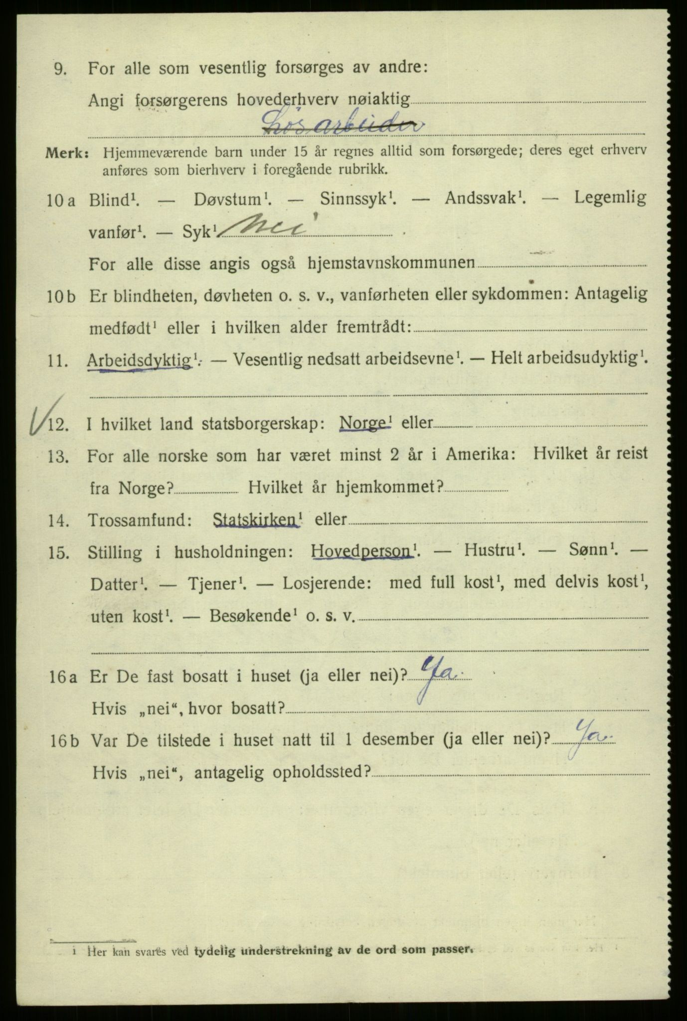SAB, Folketelling 1920 for 1301 Bergen kjøpstad, 1920, s. 170986