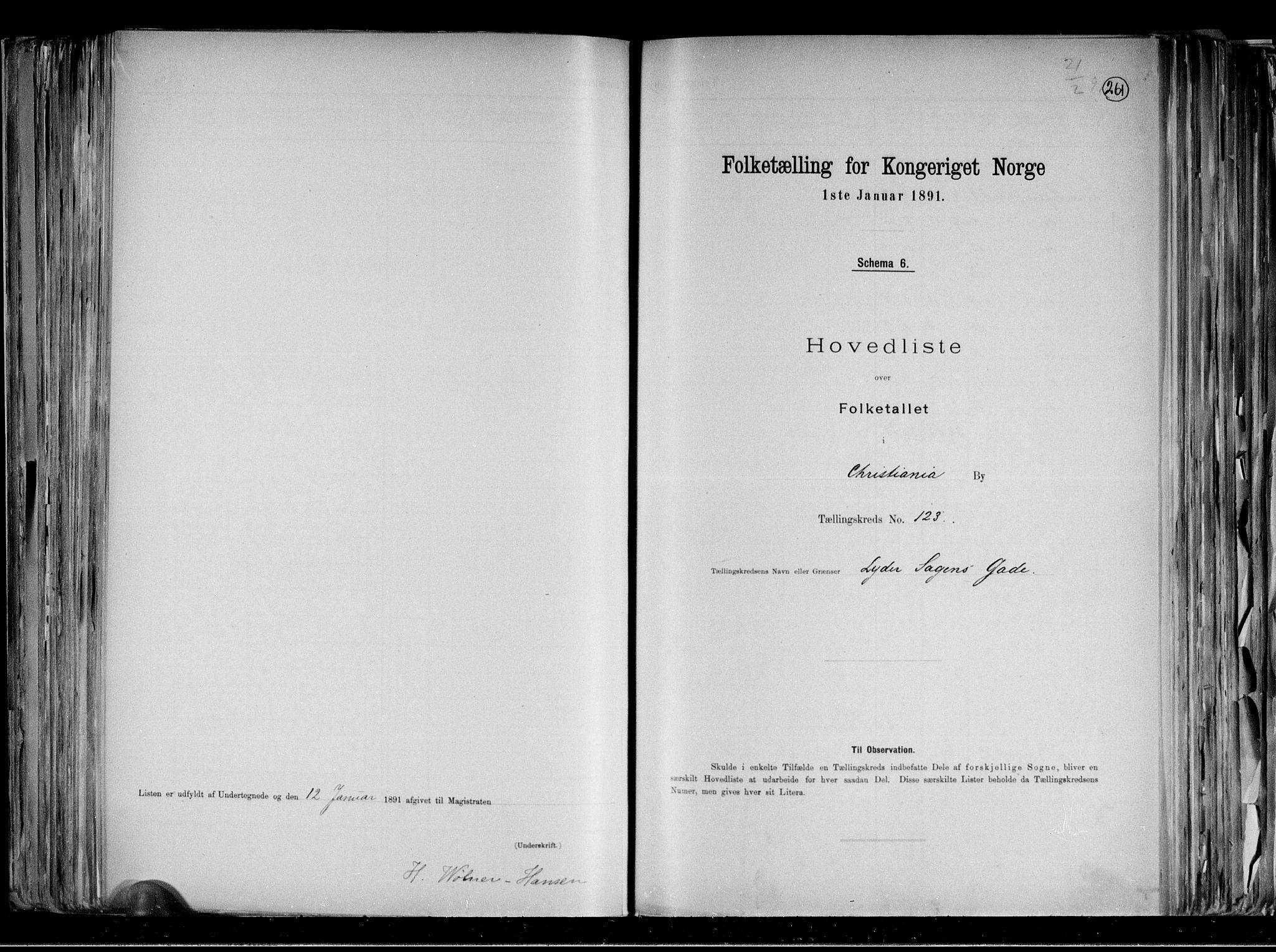RA, Folketelling 1891 for 0301 Kristiania kjøpstad, 1891, s. 62600