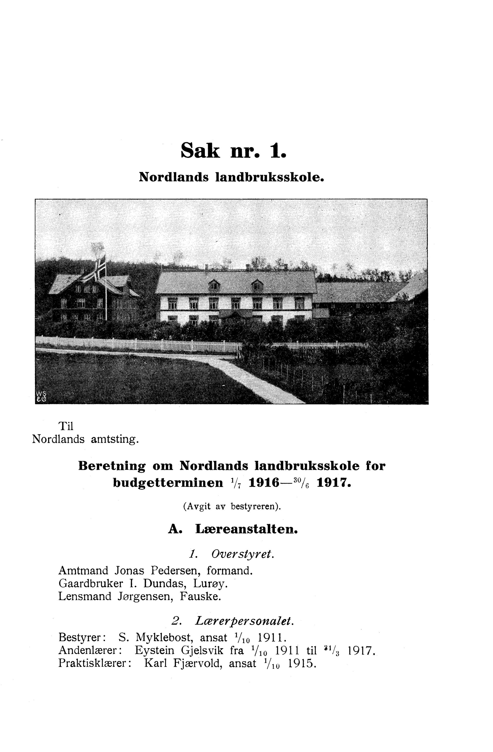 Nordland Fylkeskommune. Fylkestinget, AIN/NFK-17/176/A/Ac/L0041: Fylkestingsforhandlinger 1918, 1918