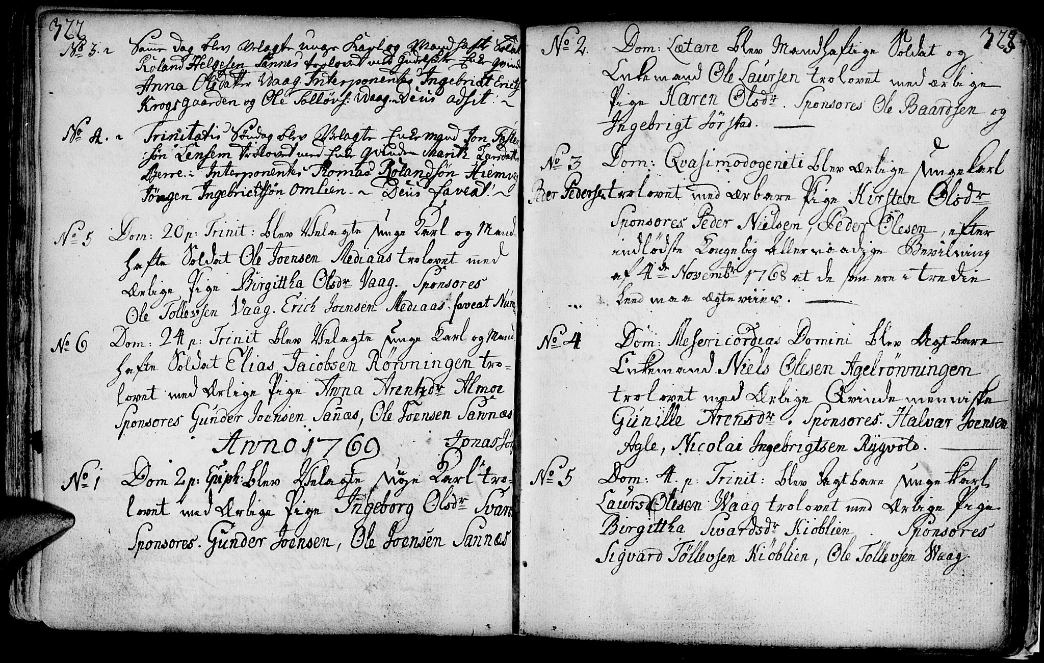 Ministerialprotokoller, klokkerbøker og fødselsregistre - Nord-Trøndelag, AV/SAT-A-1458/749/L0467: Ministerialbok nr. 749A01, 1733-1787, s. 322-323