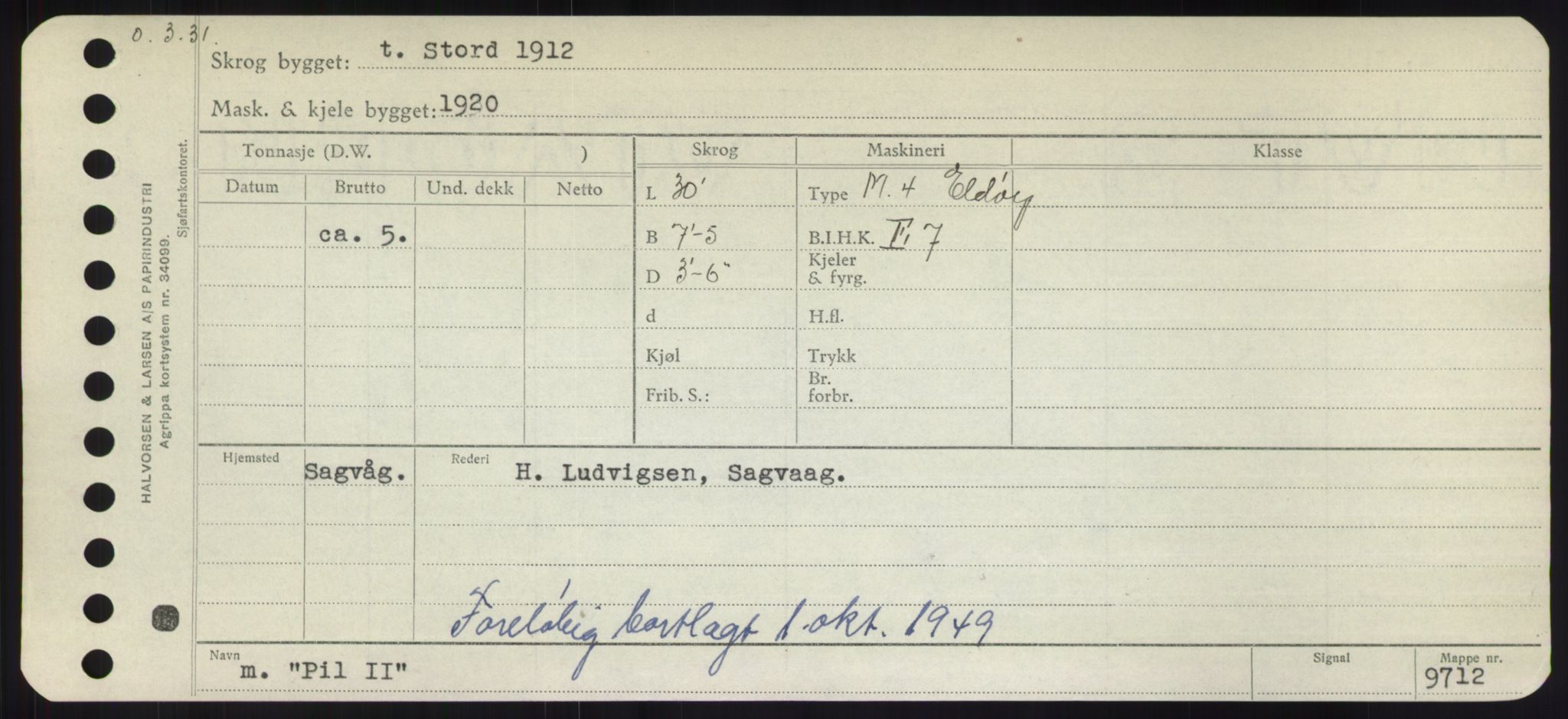 Sjøfartsdirektoratet med forløpere, Skipsmålingen, AV/RA-S-1627/H/Hd/L0029: Fartøy, P, s. 251