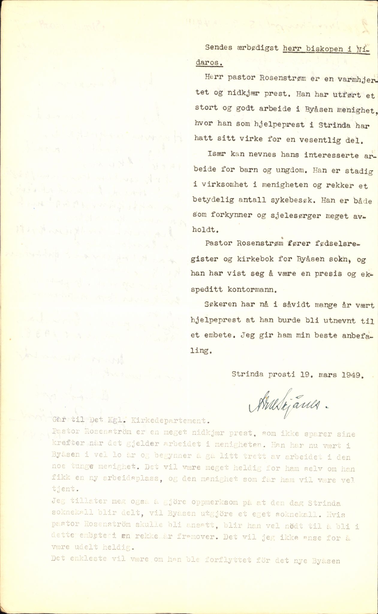 Kirke- og undervisningsdepartementet, Kontoret  for kirke og geistlighet A, AV/RA-S-1007/Dcb/L0147: Embetssøknader. Rosenstrøm - Rummelhof, 1850-1953, s. 83