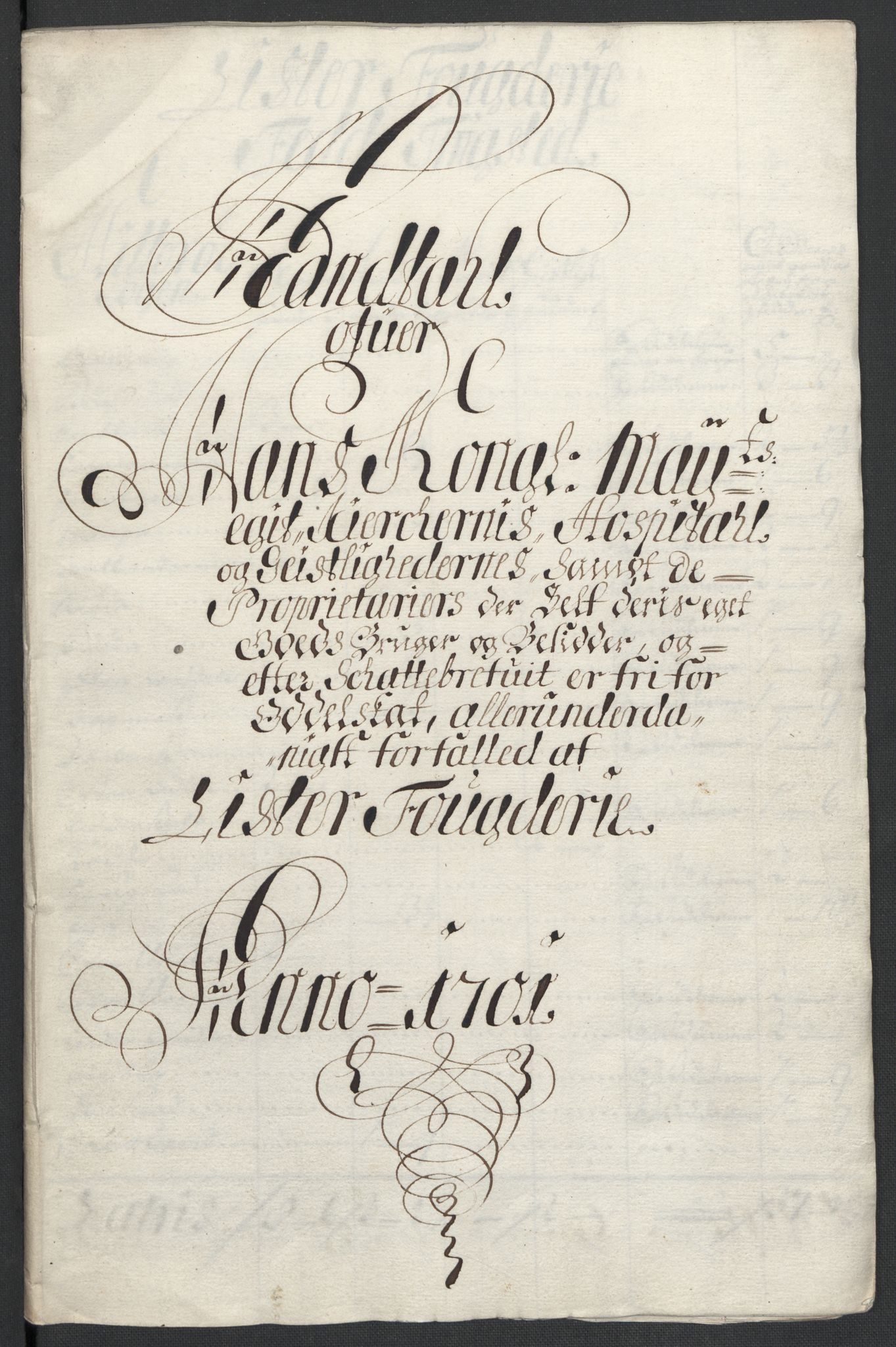 Rentekammeret inntil 1814, Reviderte regnskaper, Fogderegnskap, RA/EA-4092/R43/L2549: Fogderegnskap Lista og Mandal, 1701-1702, s. 137
