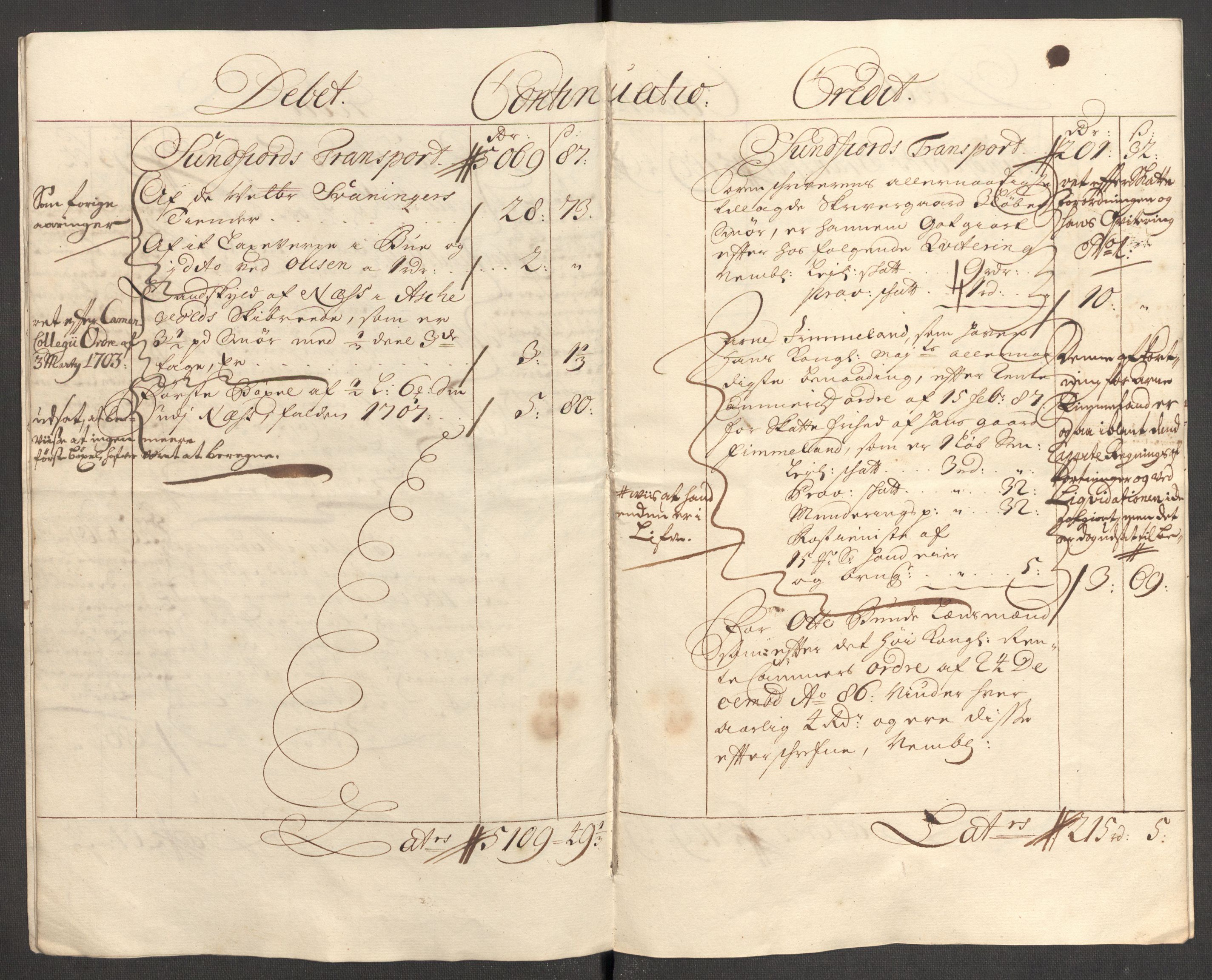 Rentekammeret inntil 1814, Reviderte regnskaper, Fogderegnskap, AV/RA-EA-4092/R53/L3430: Fogderegnskap Sunn- og Nordfjord, 1706-1707, s. 199