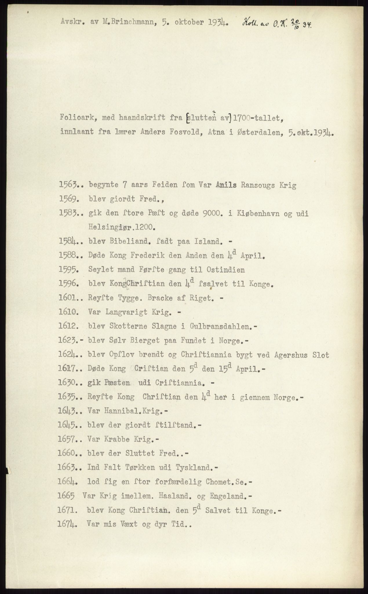 Samlinger til kildeutgivelse, Diplomavskriftsamlingen, AV/RA-EA-4053/H/Ha, s. 1310