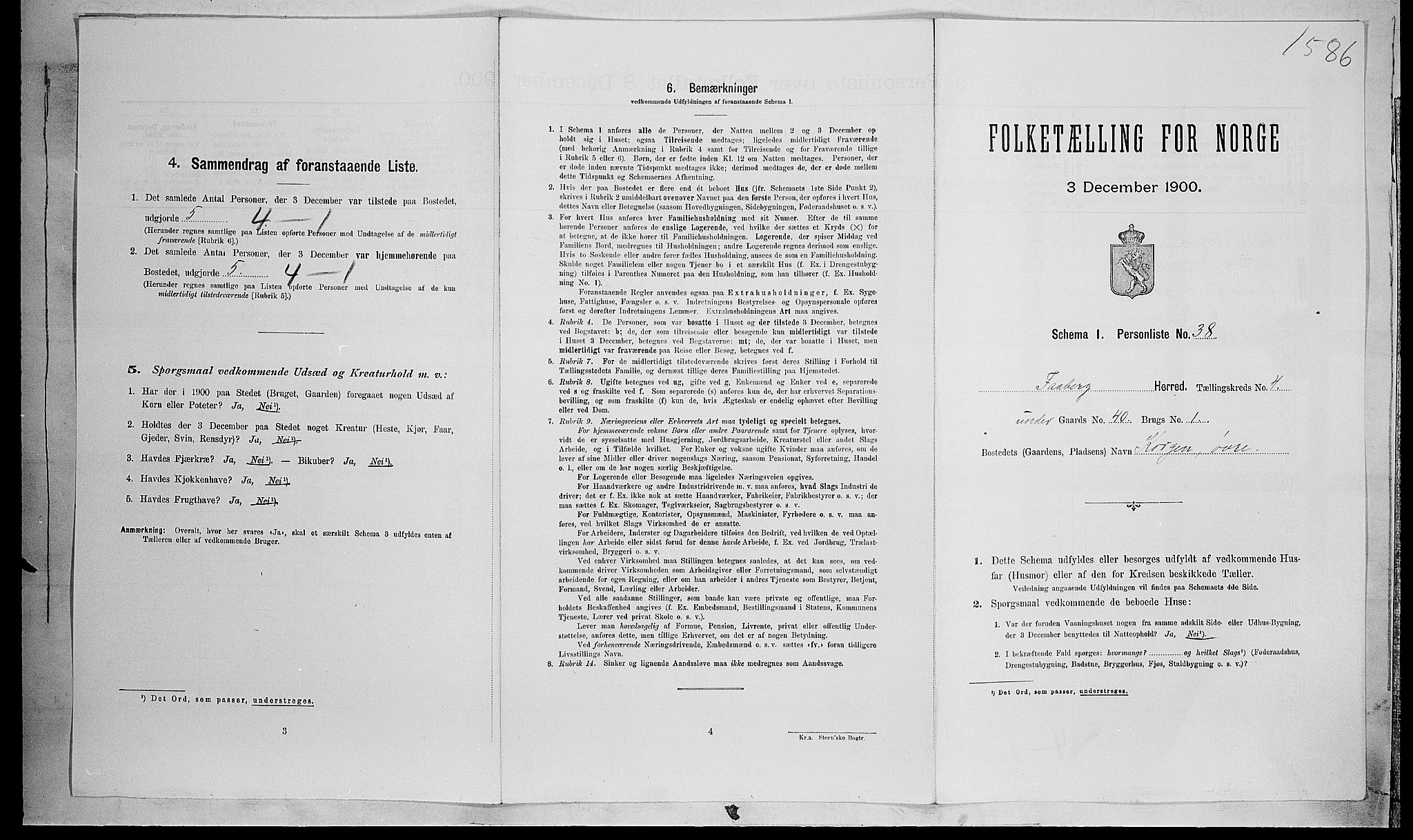 SAH, Folketelling 1900 for 0524 Fåberg herred, 1900, s. 570