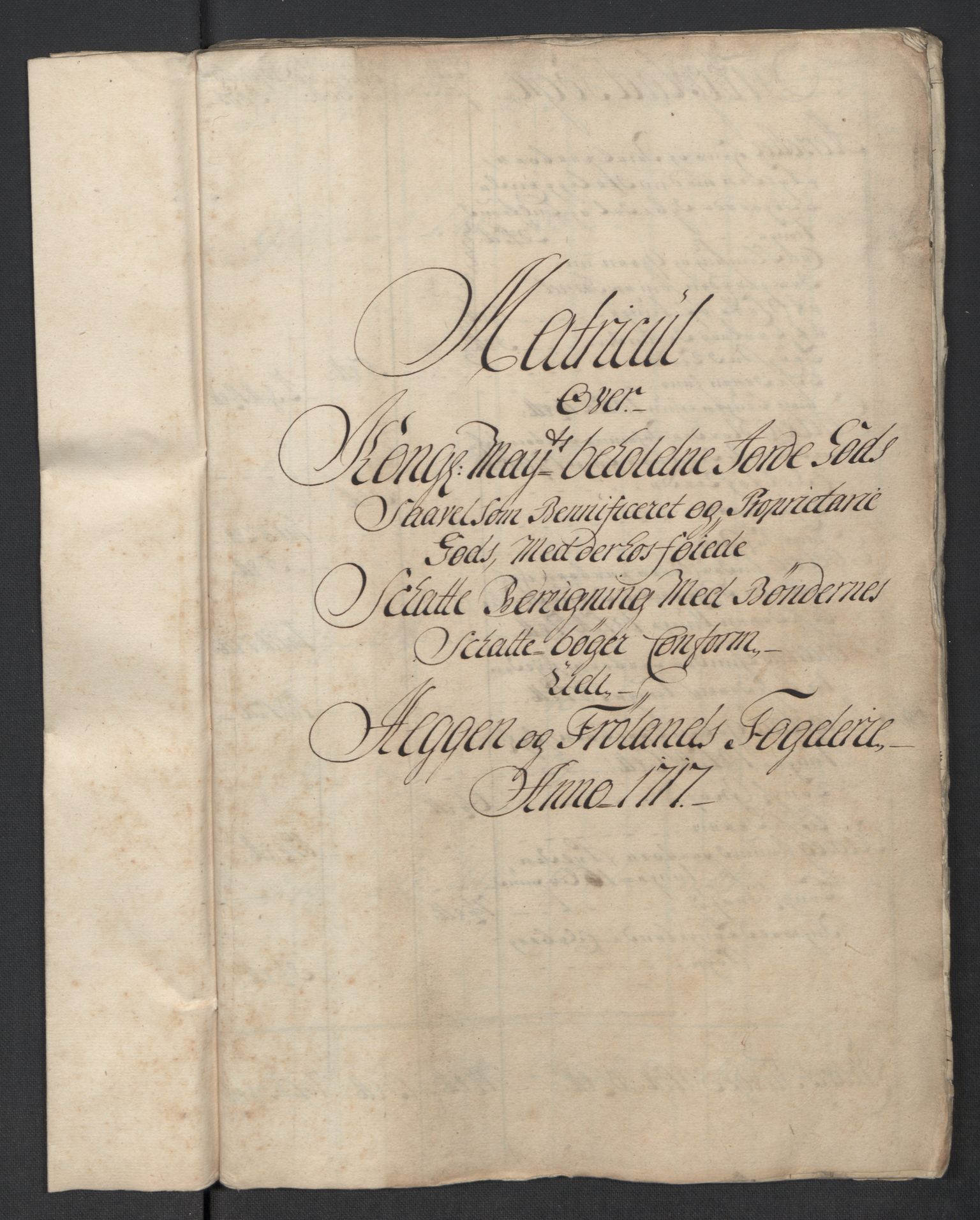 Rentekammeret inntil 1814, Reviderte regnskaper, Fogderegnskap, RA/EA-4092/R07/L0313: Fogderegnskap Rakkestad, Heggen og Frøland, 1717, s. 101