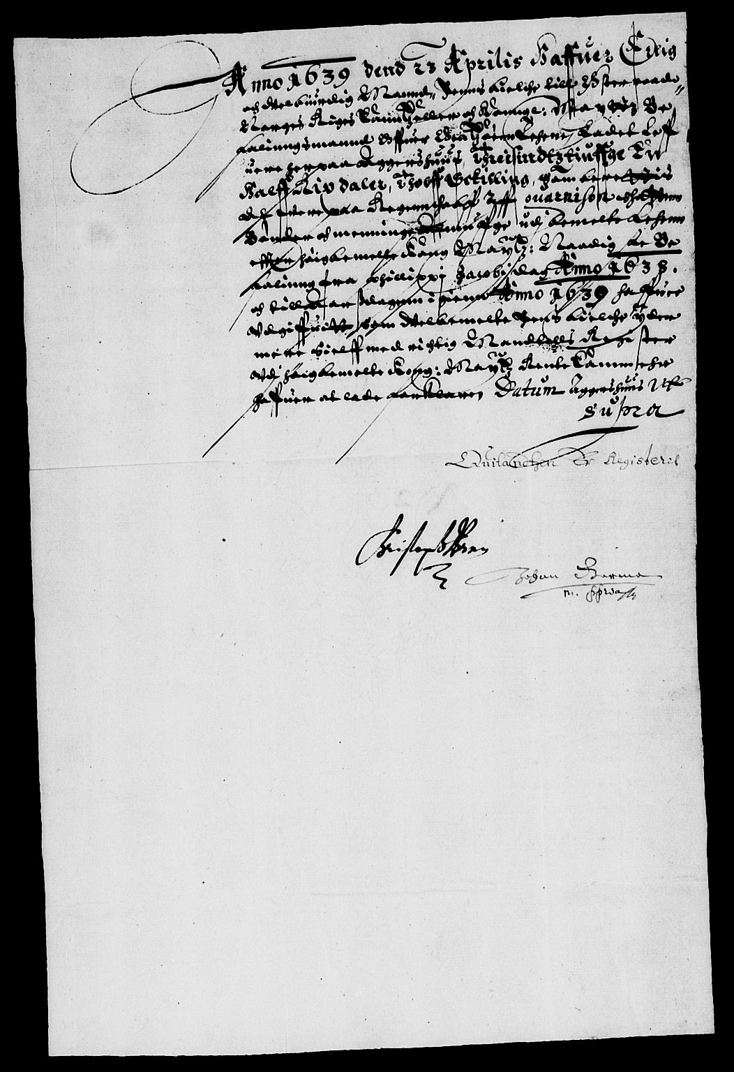 Rentekammeret inntil 1814, Reviderte regnskaper, Lensregnskaper, AV/RA-EA-5023/R/Rb/Rbe/L0001: Onsøy len, 1626-1639