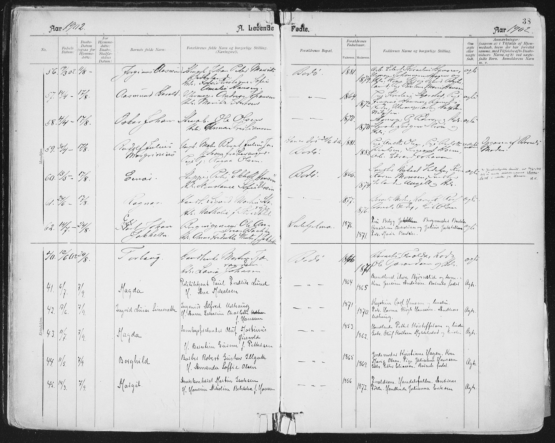 Ministerialprotokoller, klokkerbøker og fødselsregistre - Nordland, AV/SAT-A-1459/801/L0011: Ministerialbok nr. 801A11, 1900-1916, s. 38