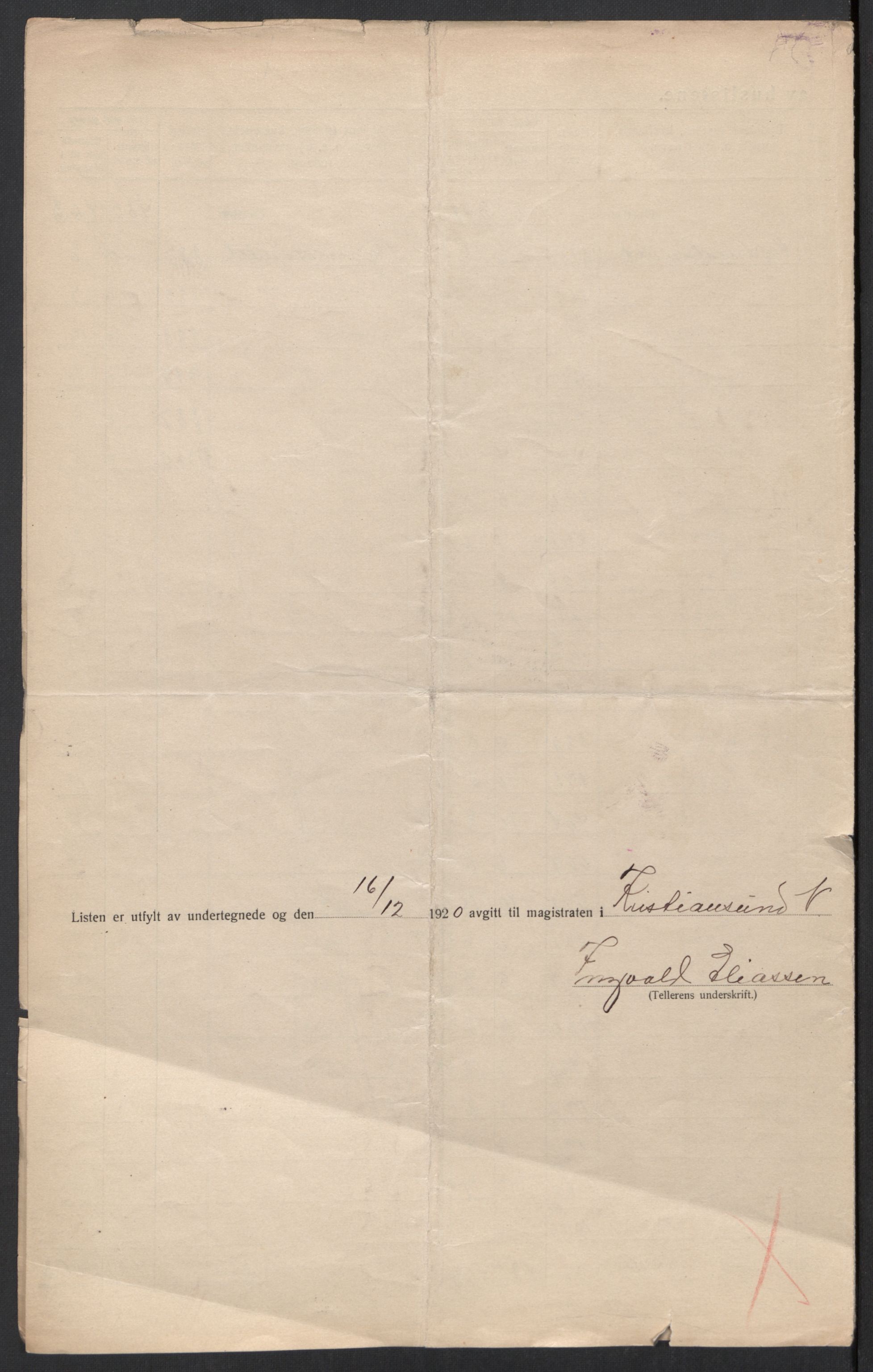 SAT, Folketelling 1920 for 1503 Kristiansund kjøpstad, 1920, s. 68