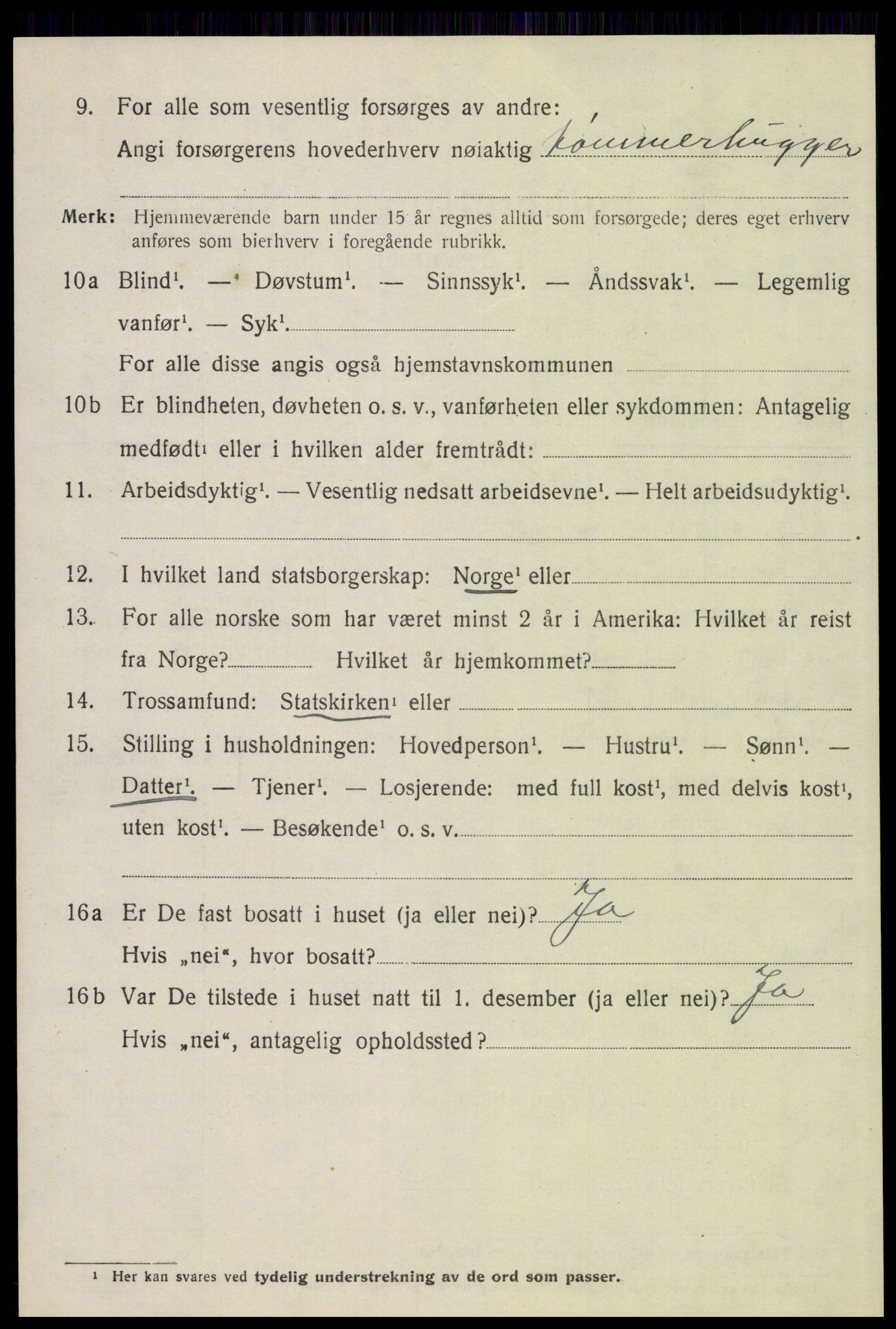 SAH, Folketelling 1920 for 0428 Trysil herred, 1920, s. 10618