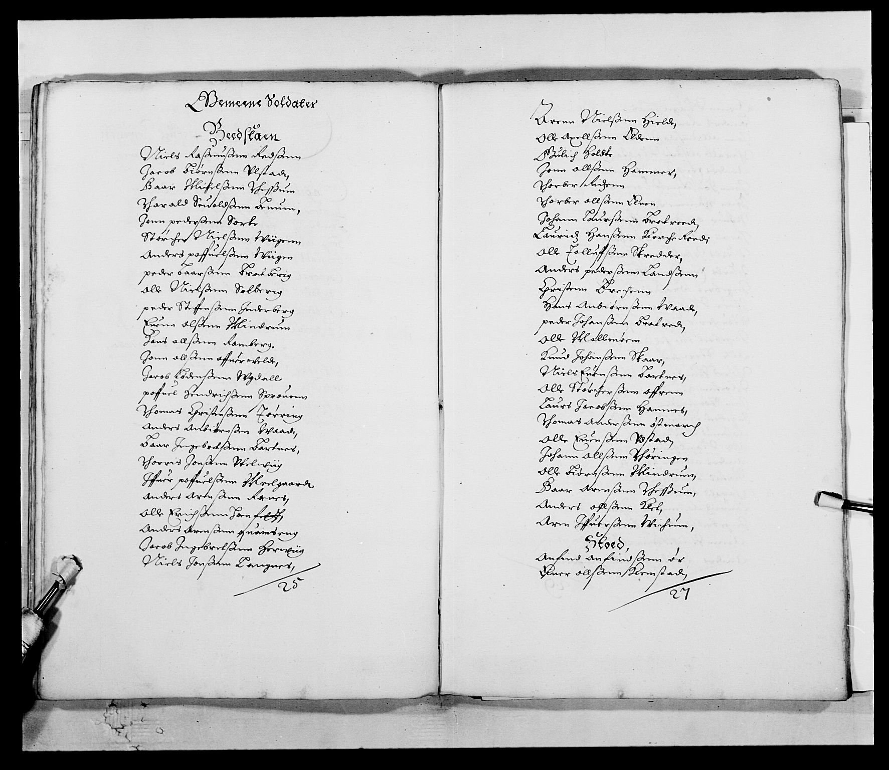 Kommanderende general (KG I) med Det norske krigsdirektorium, AV/RA-EA-5419/E/Ea/L0508: Trondheimske regiment, 1659-1703, s. 40