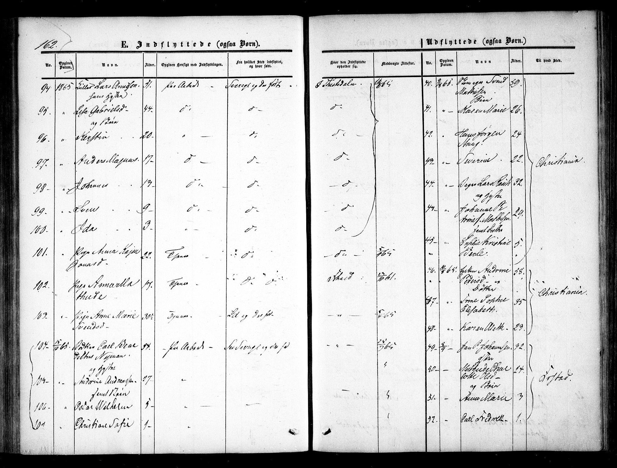 Halden prestekontor Kirkebøker, AV/SAO-A-10909/F/Fa/L0008: Ministerialbok nr. I 8, 1857-1865, s. 162